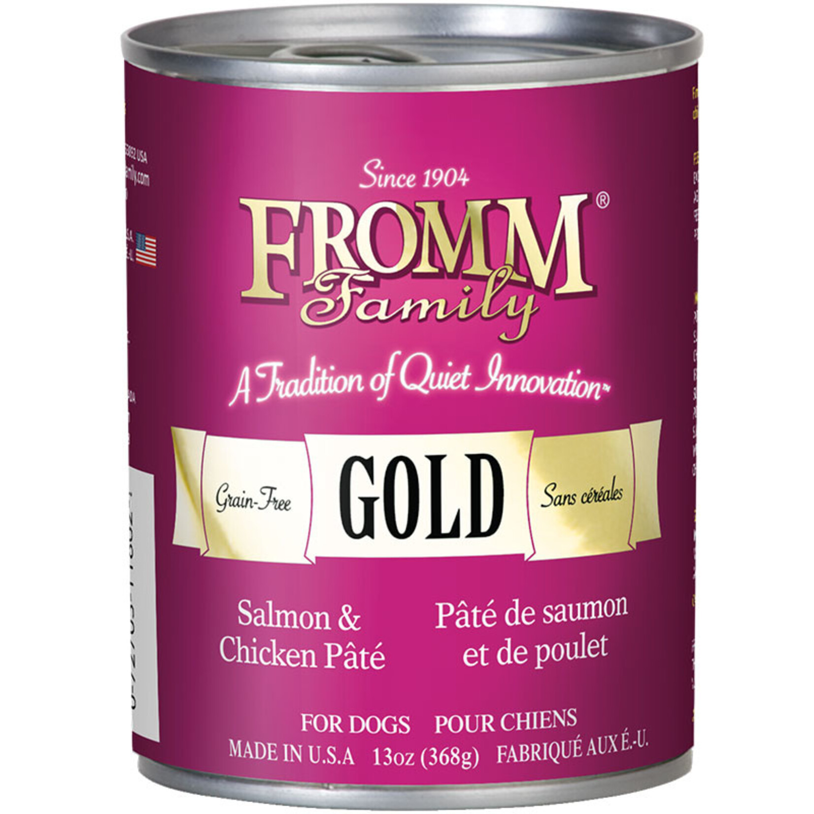 Fromm Fromm Pate Salmon & Chicken Can 12.2oz 12/cs