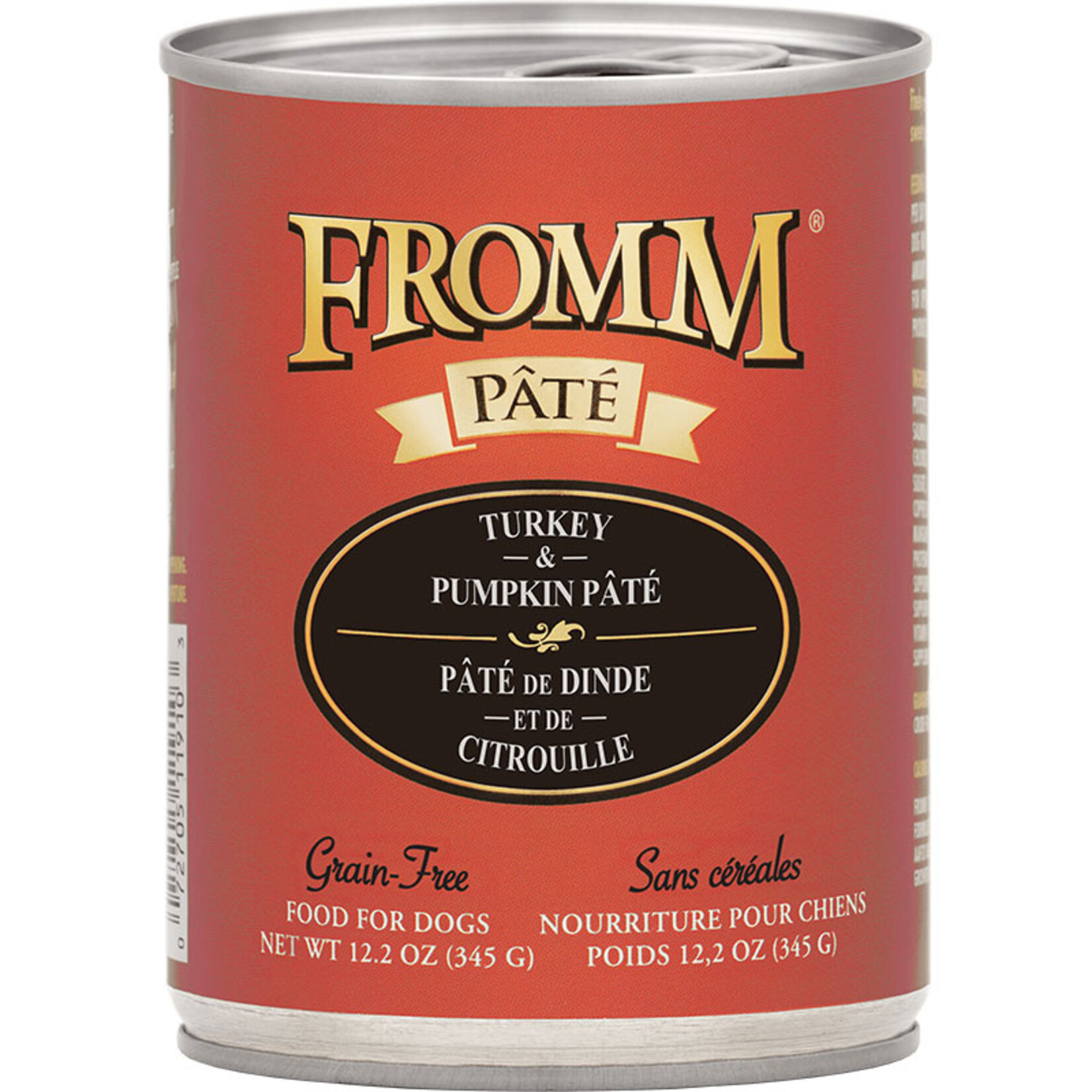 Fromm Fromm Pate Turkey & Pumpkin Can 12.2oz 12/cs