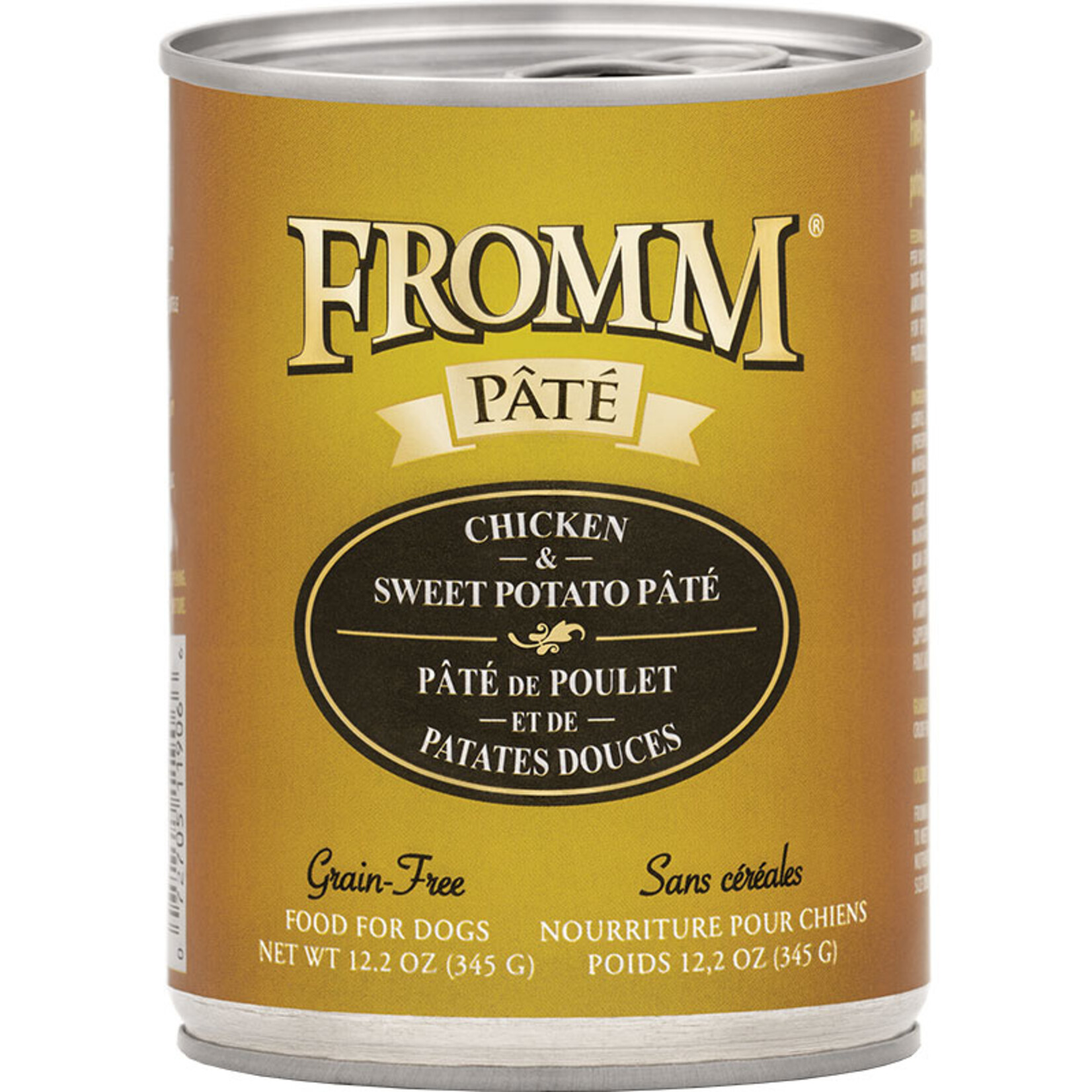 Fromm Fromm Pate Chicken & Sweet Potato Can 12.2oz 12/cs