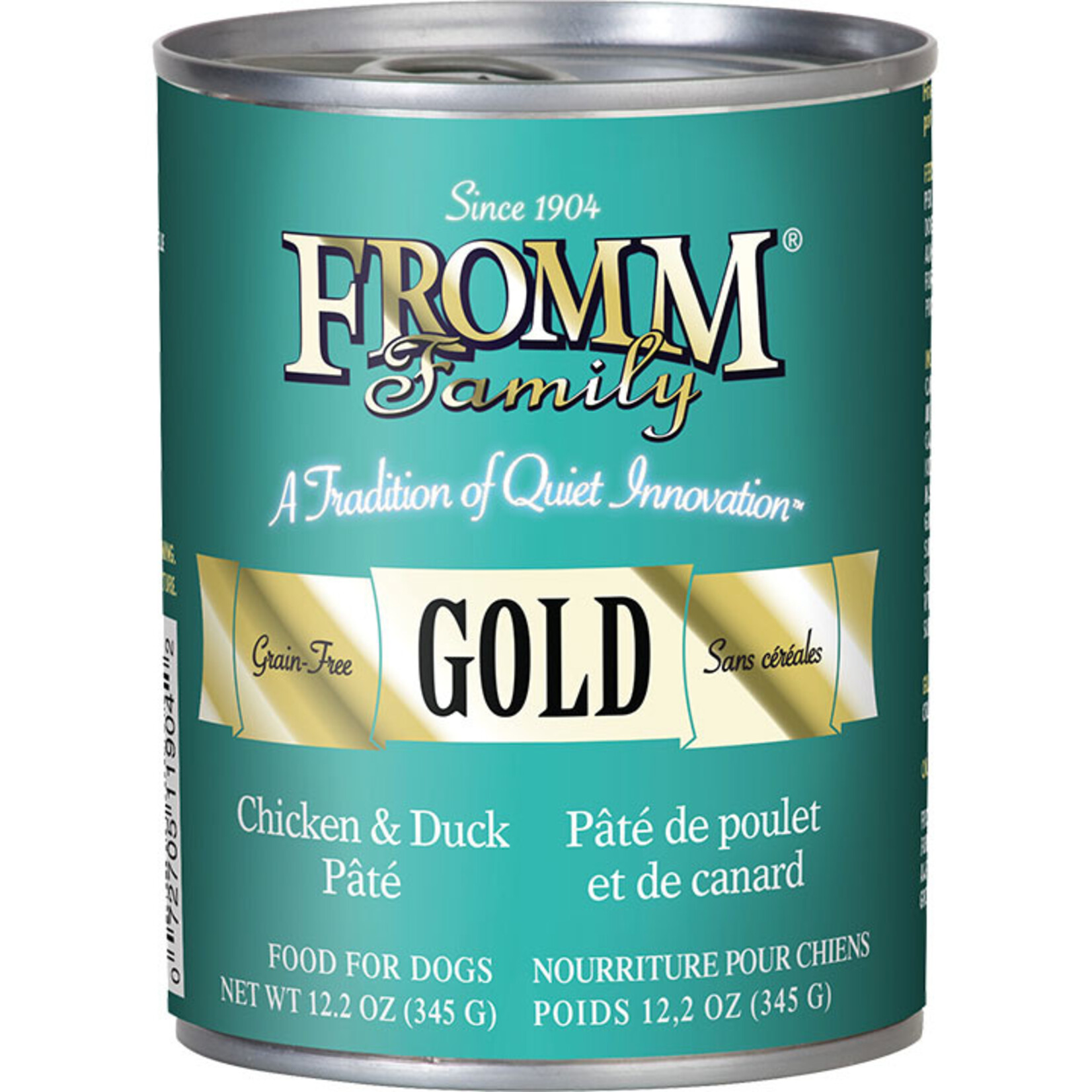 Fromm Fromm Pate Chicken & Duck Can 12.2oz 12/cs