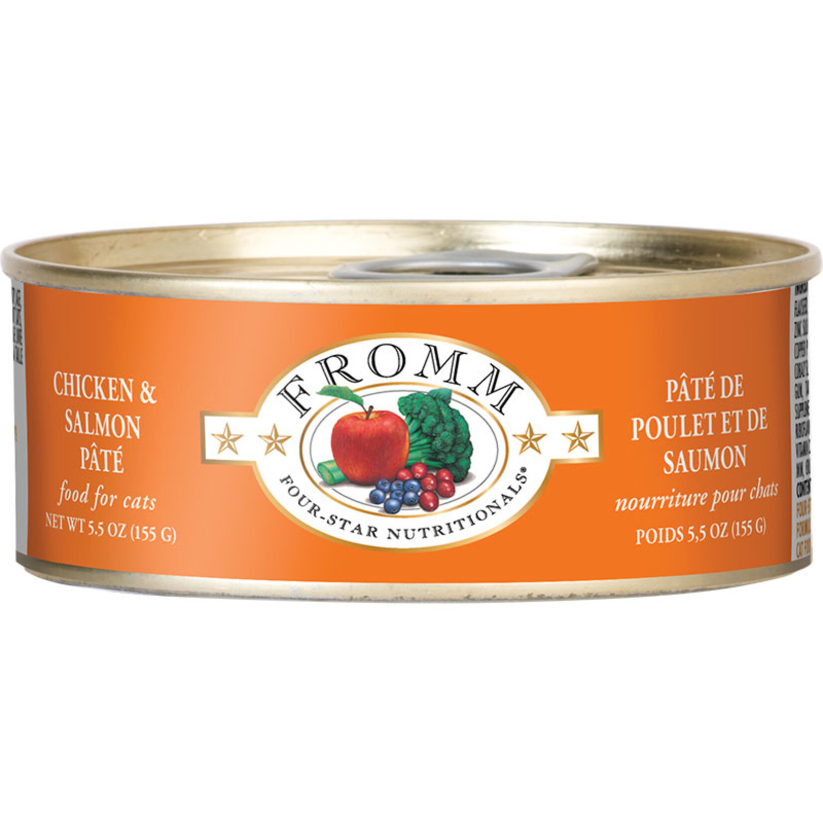 Fromm Fromm Pate Chicken & Salmon Can Cat 5.5oz 12/cs