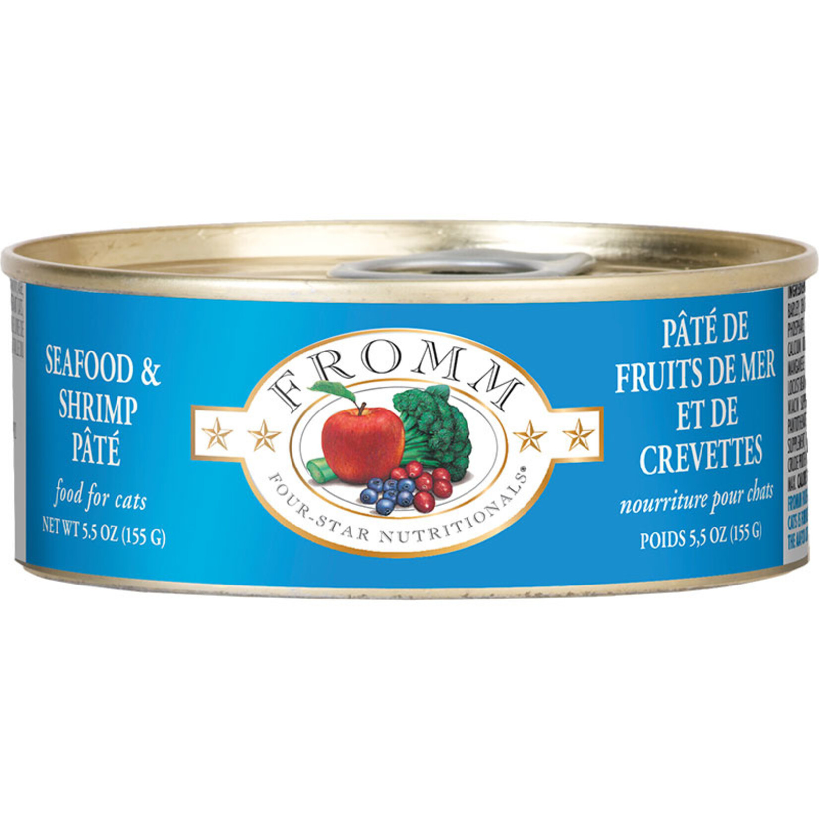 Fromm Fromm Seafood & Shrimp Can Cat 5.5oz 12/cs