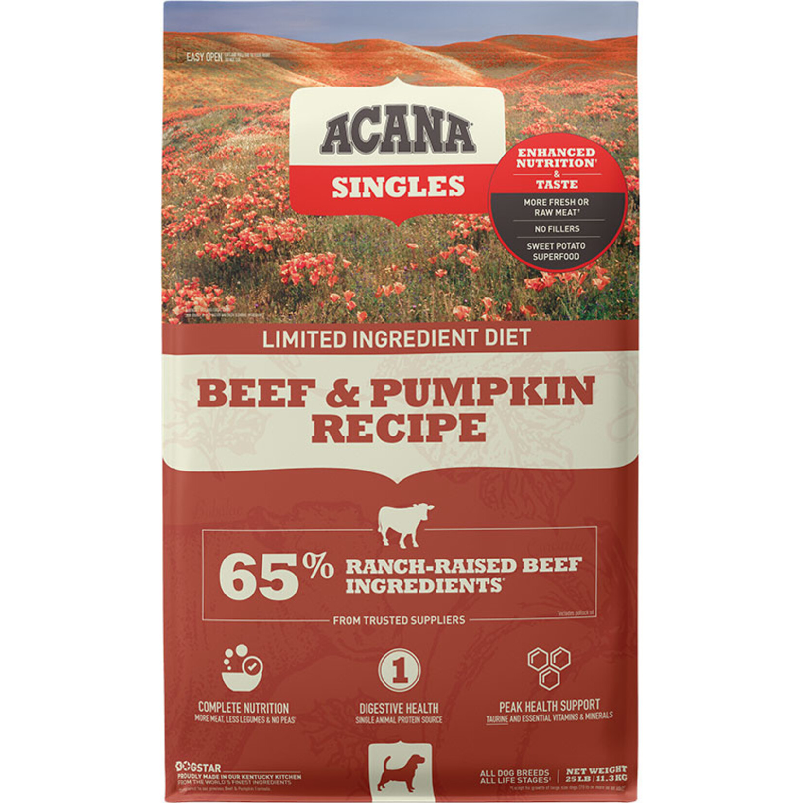 Acana Acana Singles Beef & Pumpkin 22.5lb