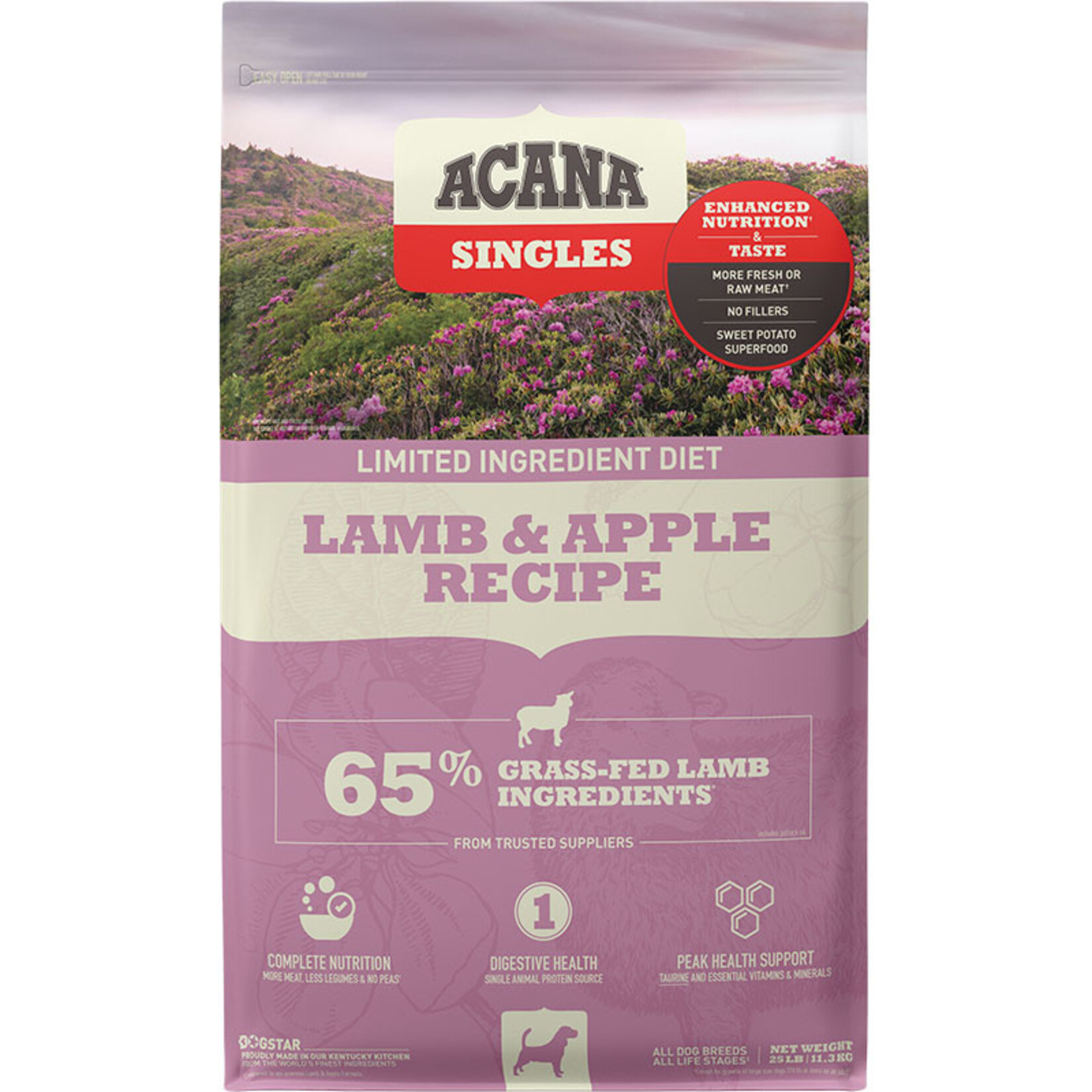 Acana ACA Acana Singles Lamb & Apple 22.5lb