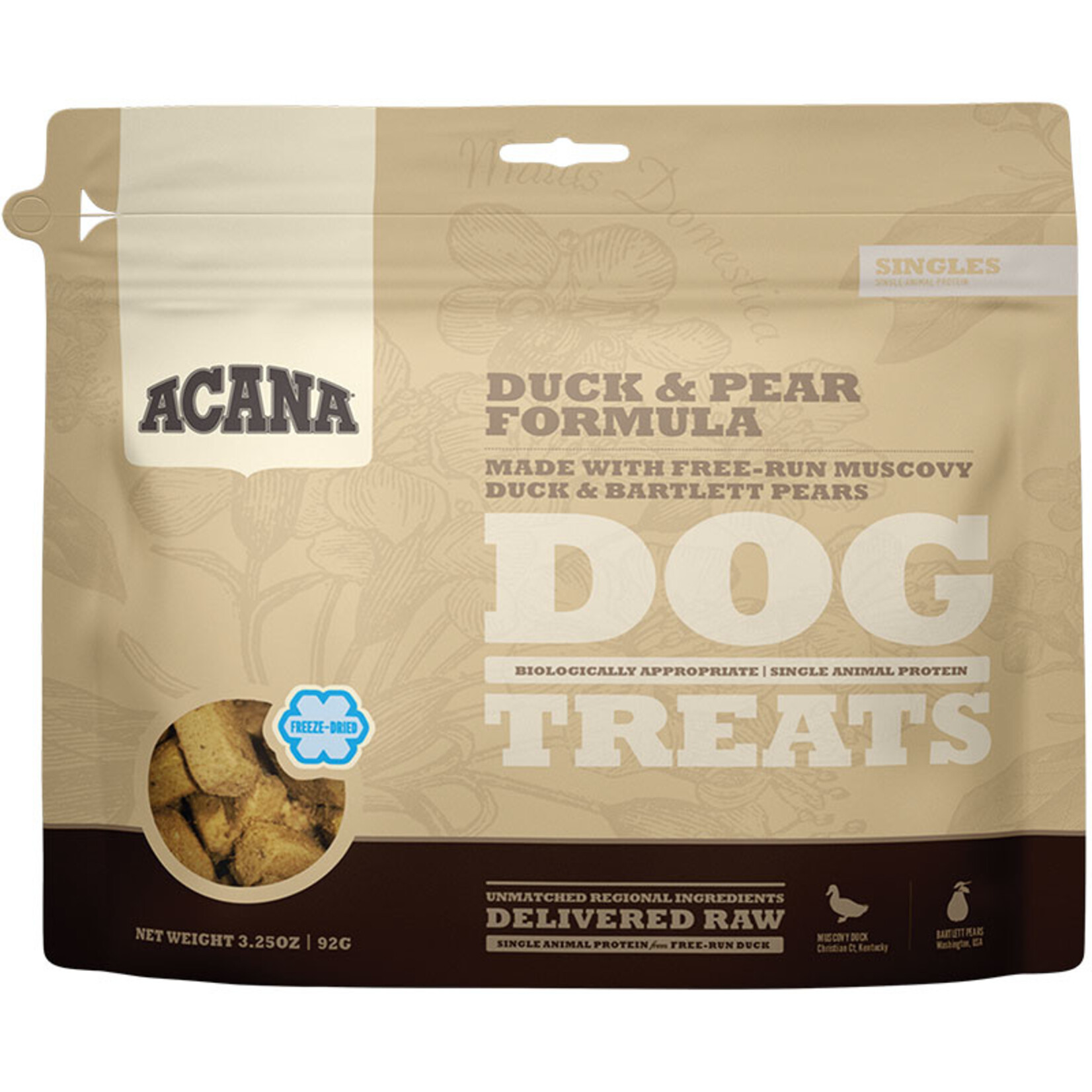 Acana Acana Singles Duck & Pear Treats 3.25oz