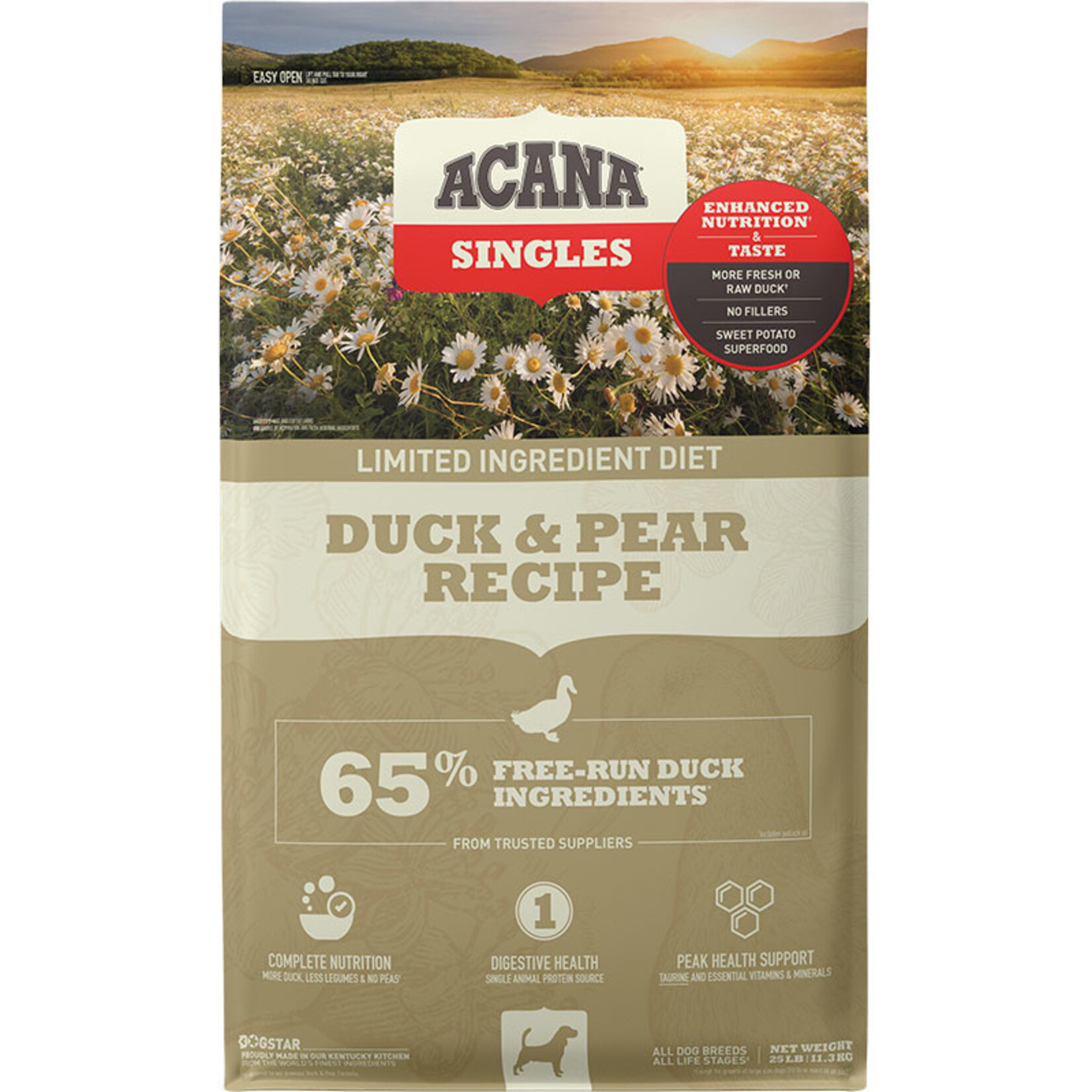 Acana Acana Singles Duck & Pear 22.5lb