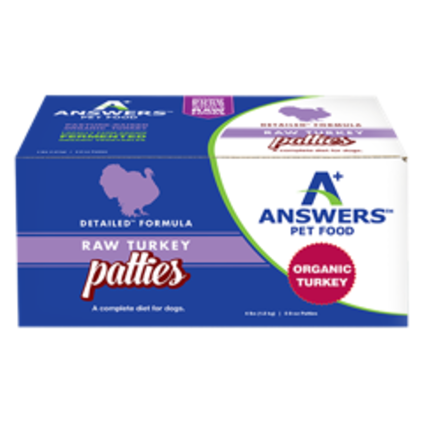 Answers Answers Detailed Patties Turkey 4lb