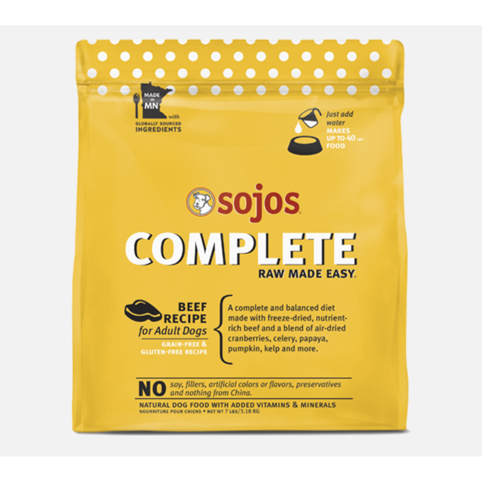 Sojo's Sojos Complete Beef Recipe 7lb