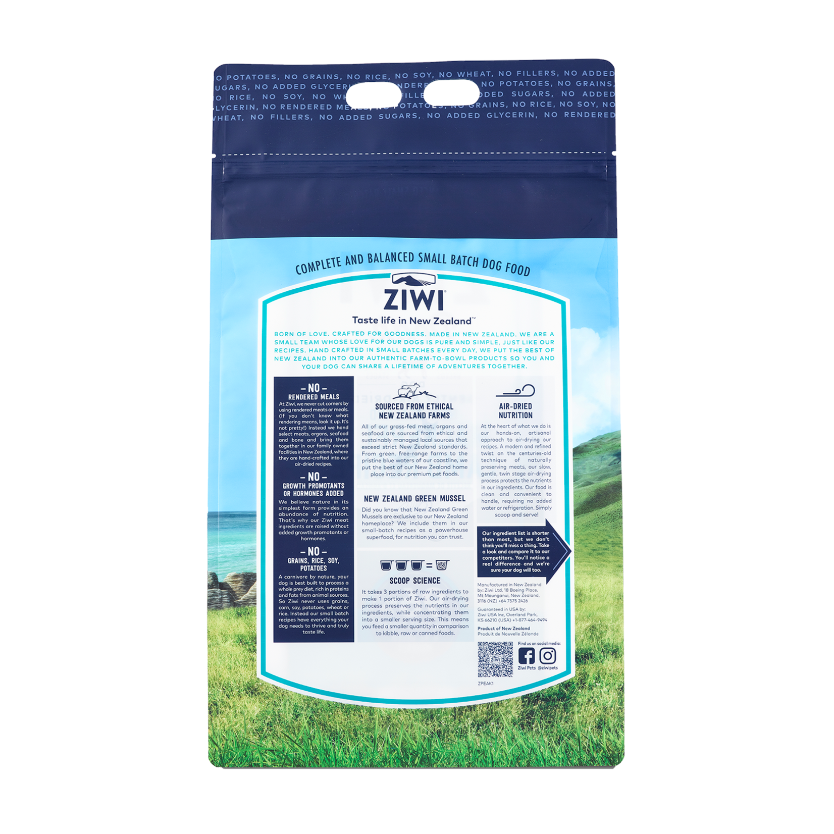 Ziwi Peak Ziwi Peak Mackerel & Lamb 2.2lb