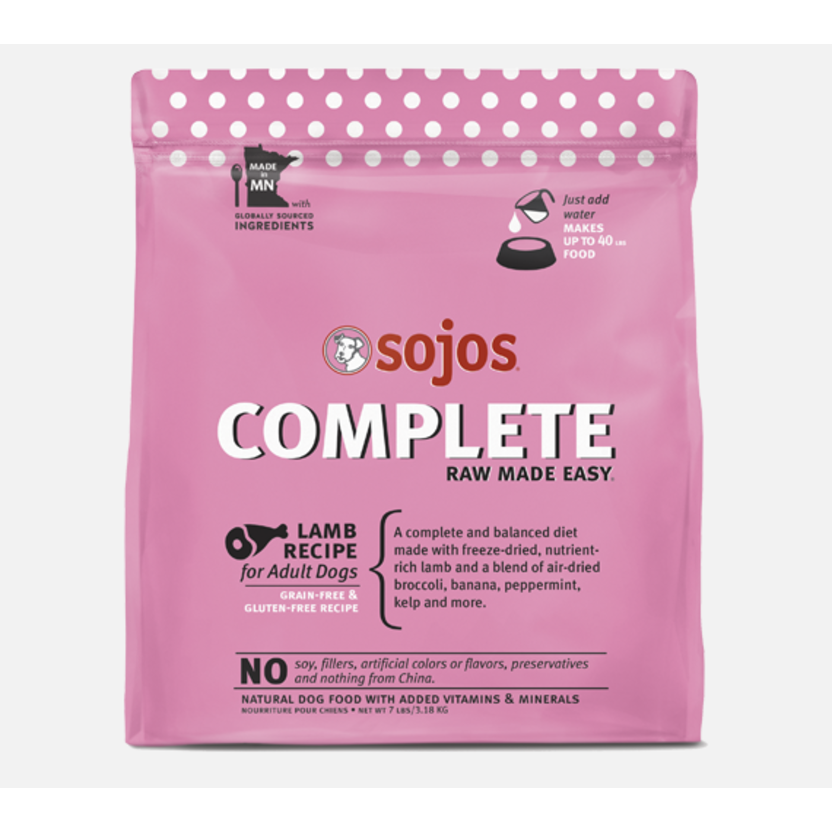 Sojo's Sojos Complete Lamb Recipe 7lb