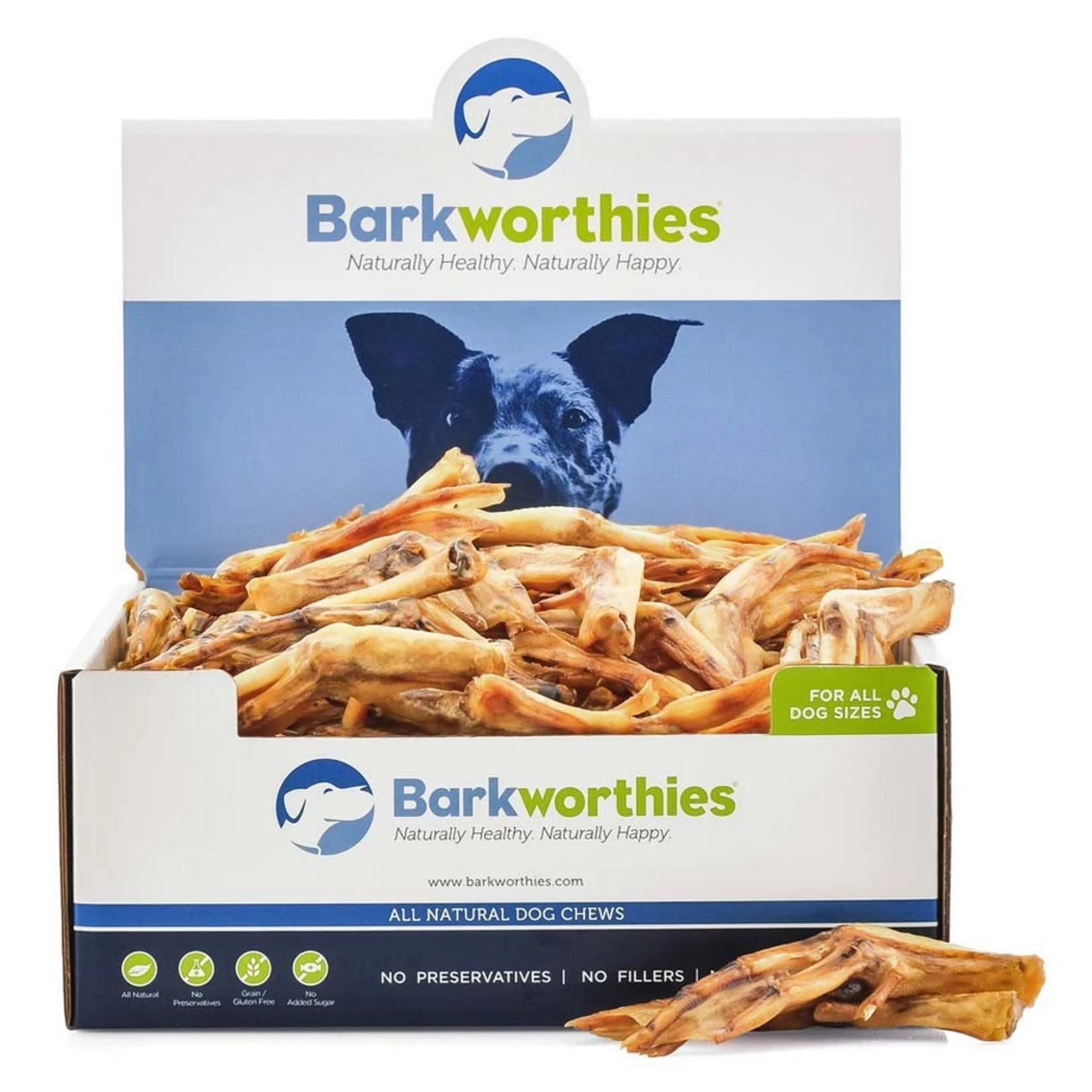 Barkworthies Barkworthies Duck Feet Bulk 50/cs