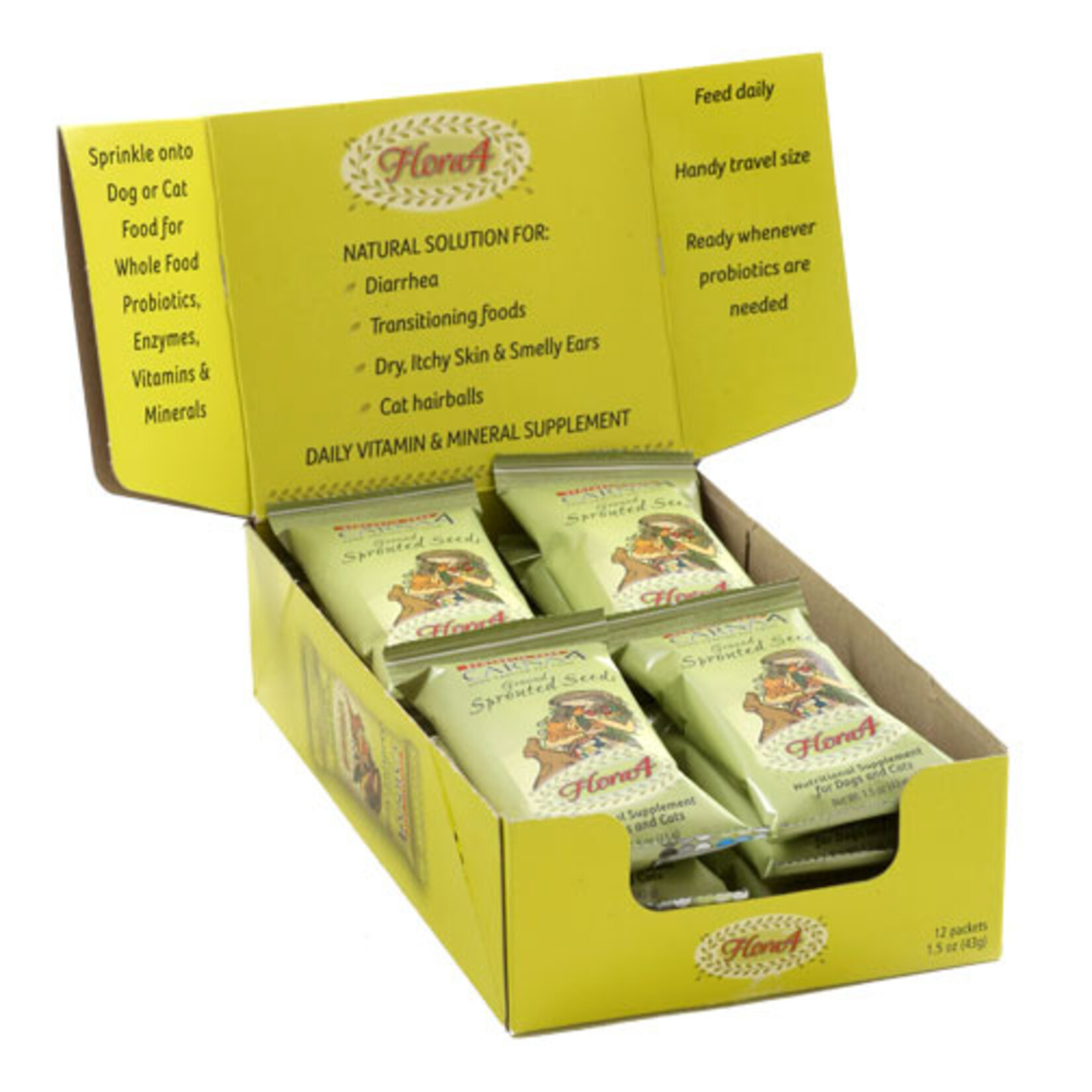 Carna4 Carna4 Flora4 Sprouted Seeds 18oz (Green)