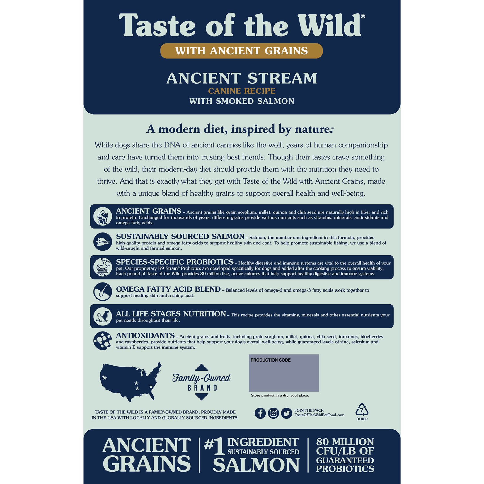 Taste of the Wild Taste of the Wild Ancient Pacific Stream 14lb