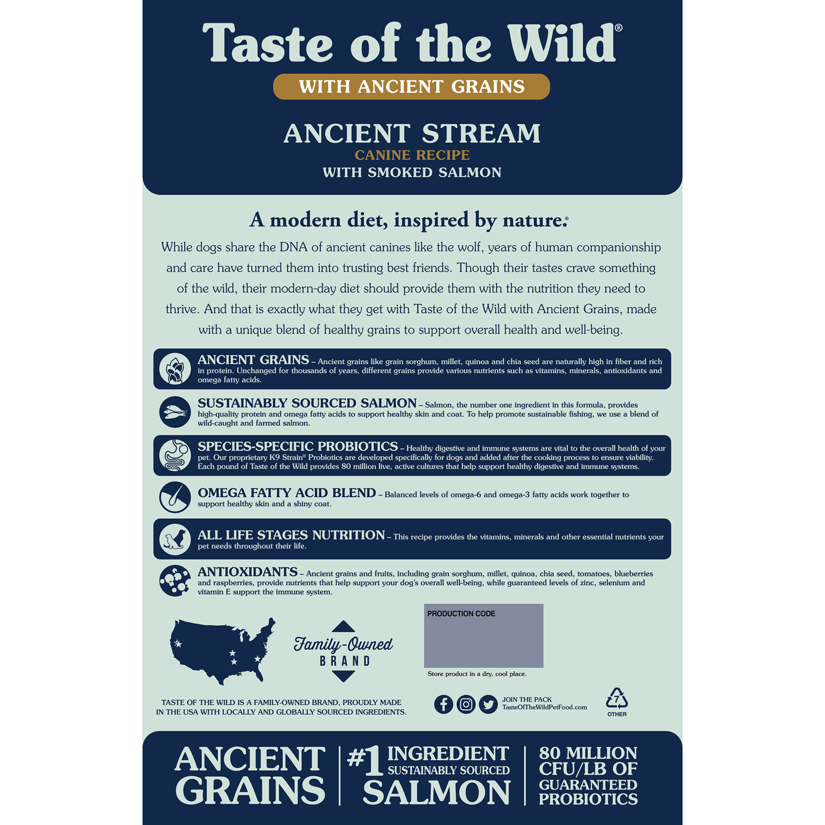 Taste of the Wild Taste of the Wild Ancient Stream 28lb