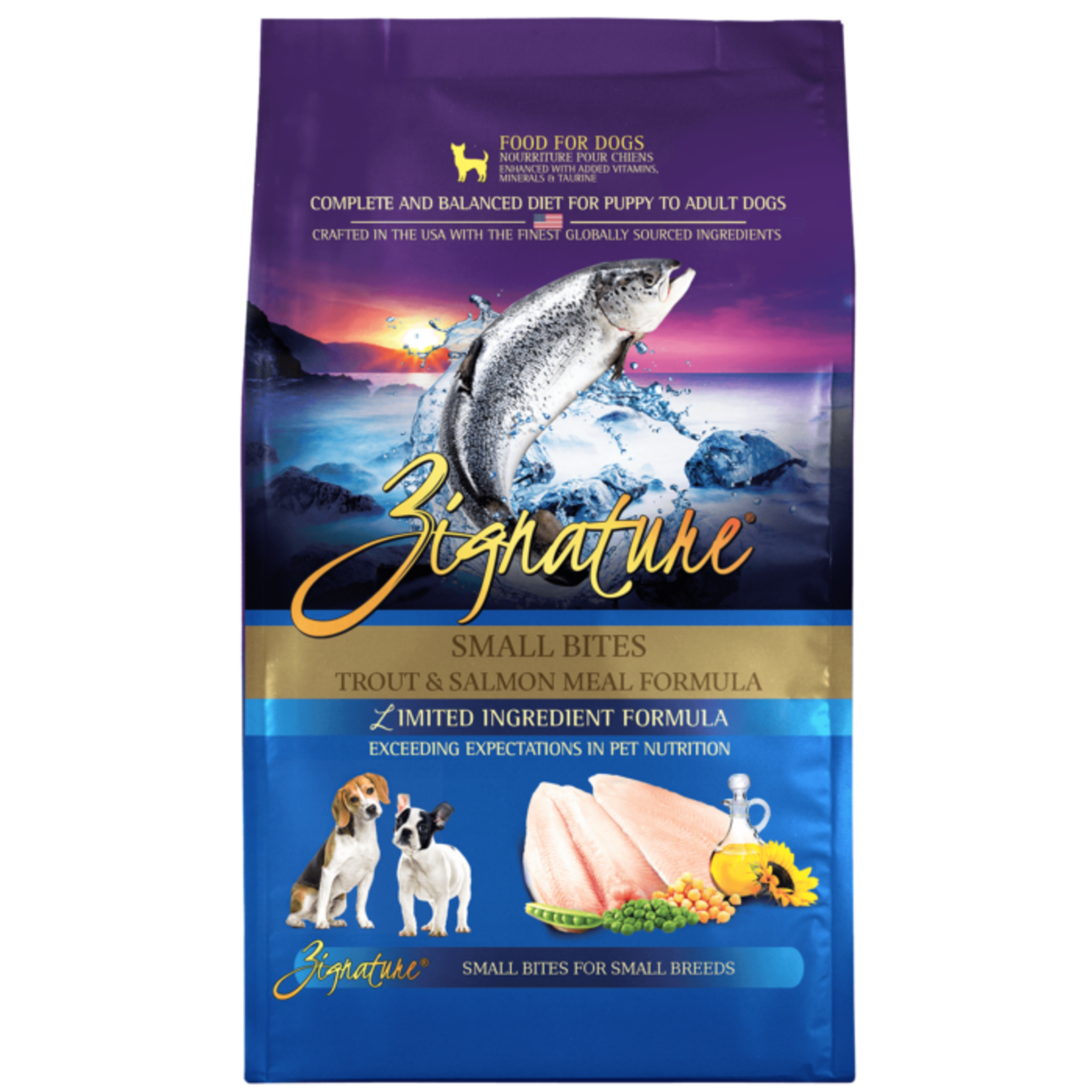 Zignature Zignature Trout & Salmon Meal Small Bites 12.5lb