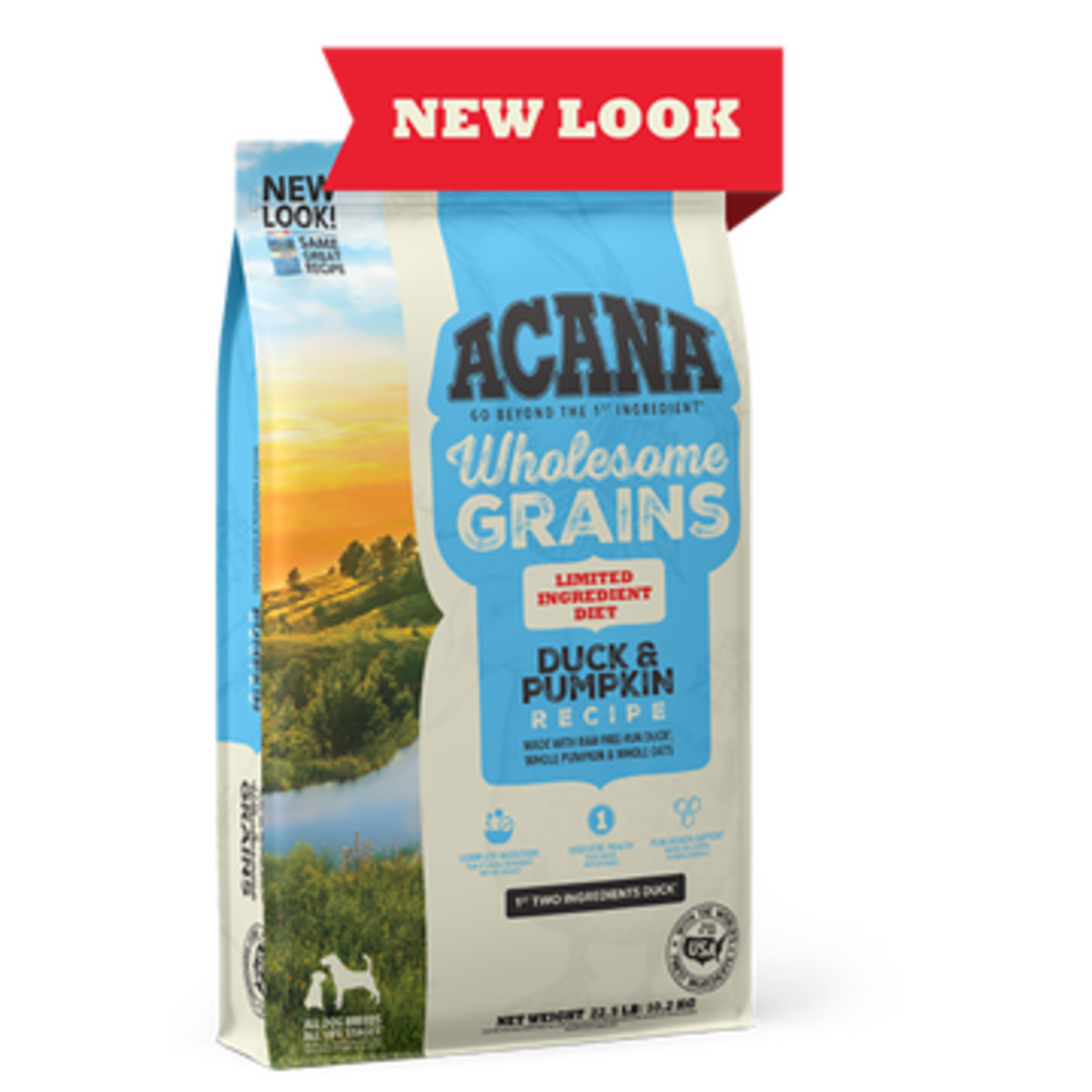 Acana Acana Wholesome Grain Singles Duck & Pumpkin 22.5lb