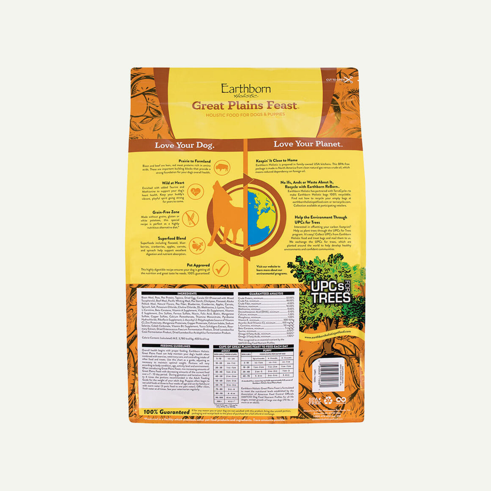 Earthborn Holistic Earthborn Great Plains 25lb New