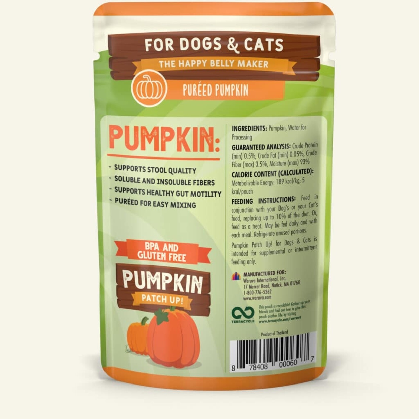 Weruva Weruva Cat and Dog Pumpkin Patch Up Pouch 2.8oz 12ct