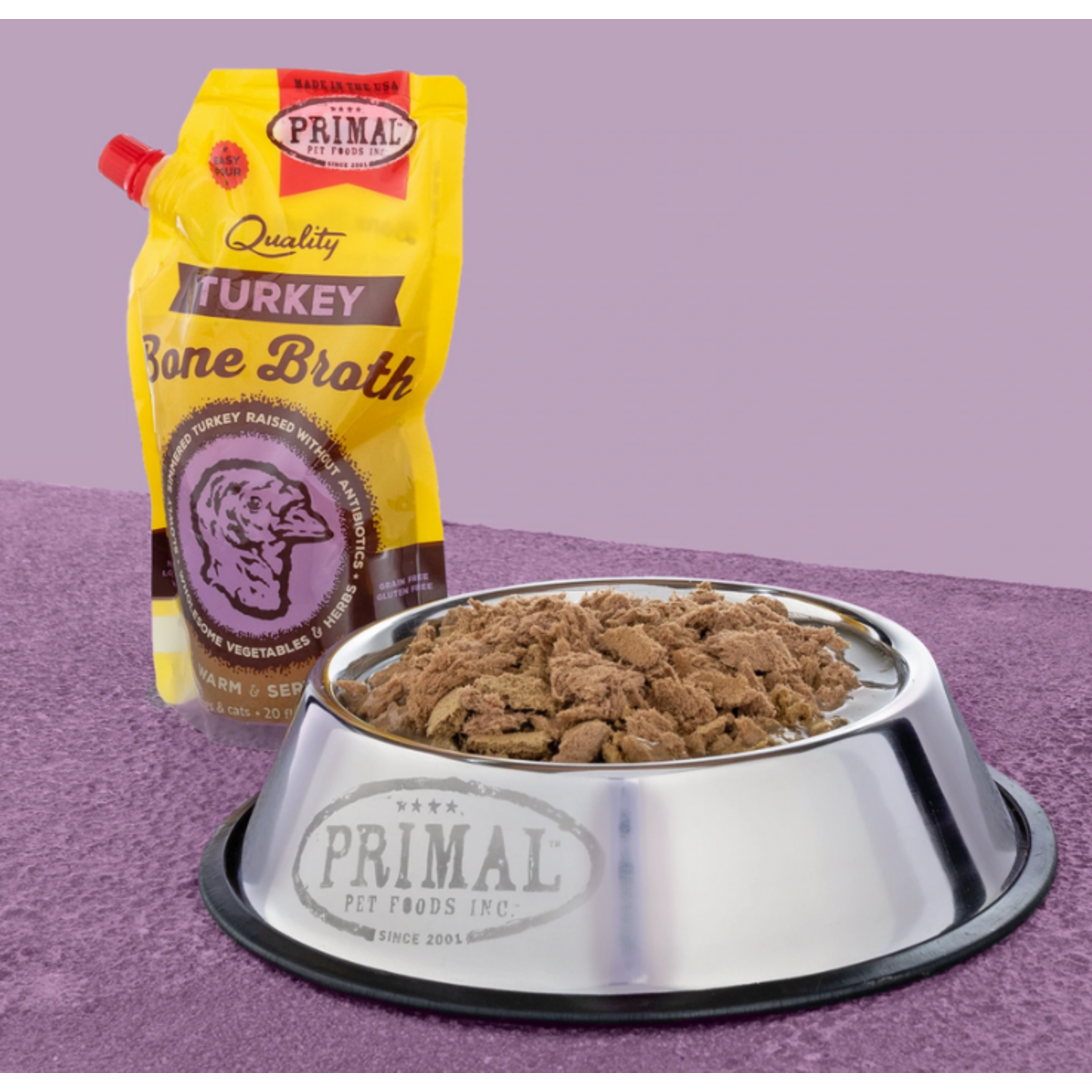 Primal Primal Frozen Bone Broth Turkey 4/cs