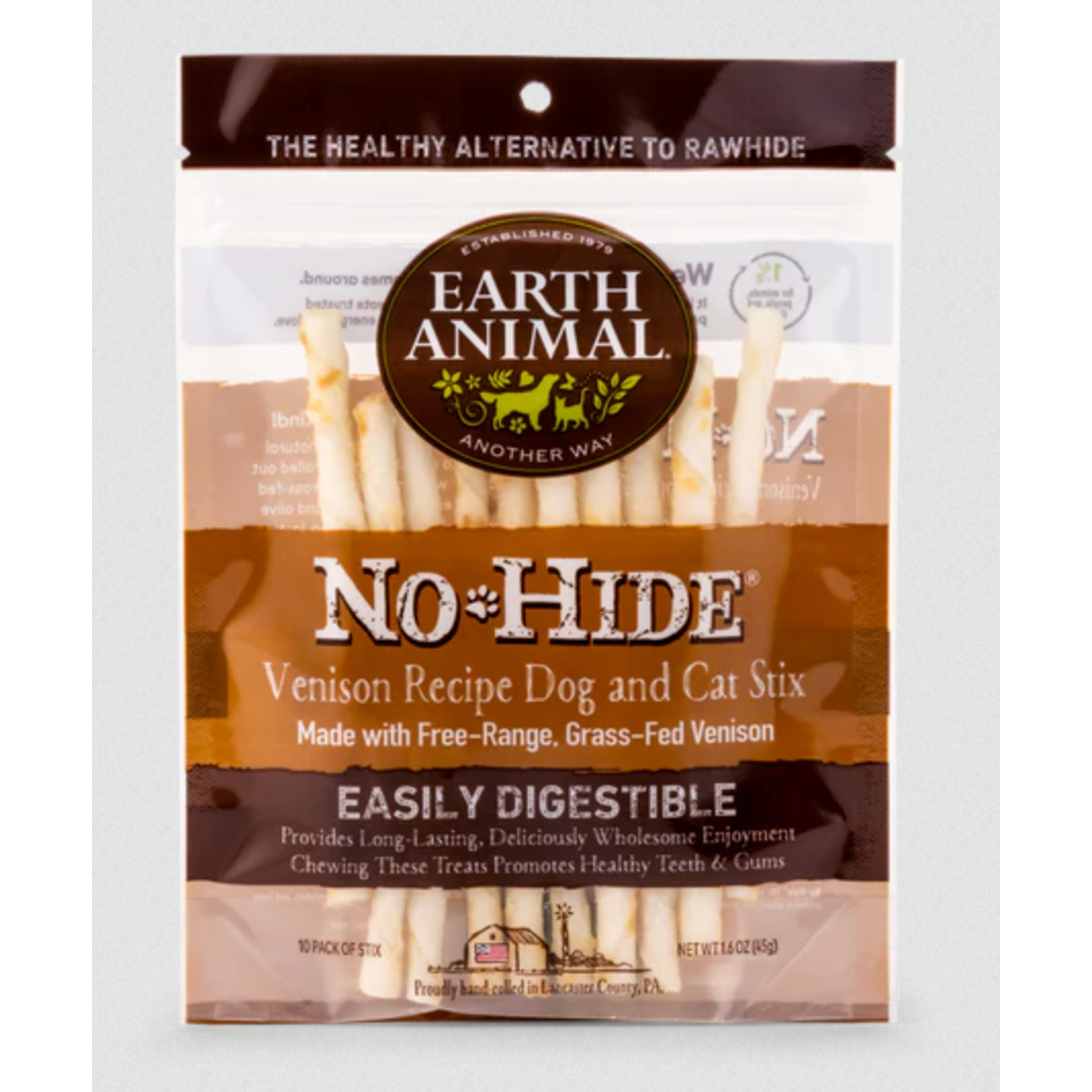 Earth Animal Earth Animal No-Hide Venison Stix 10pk