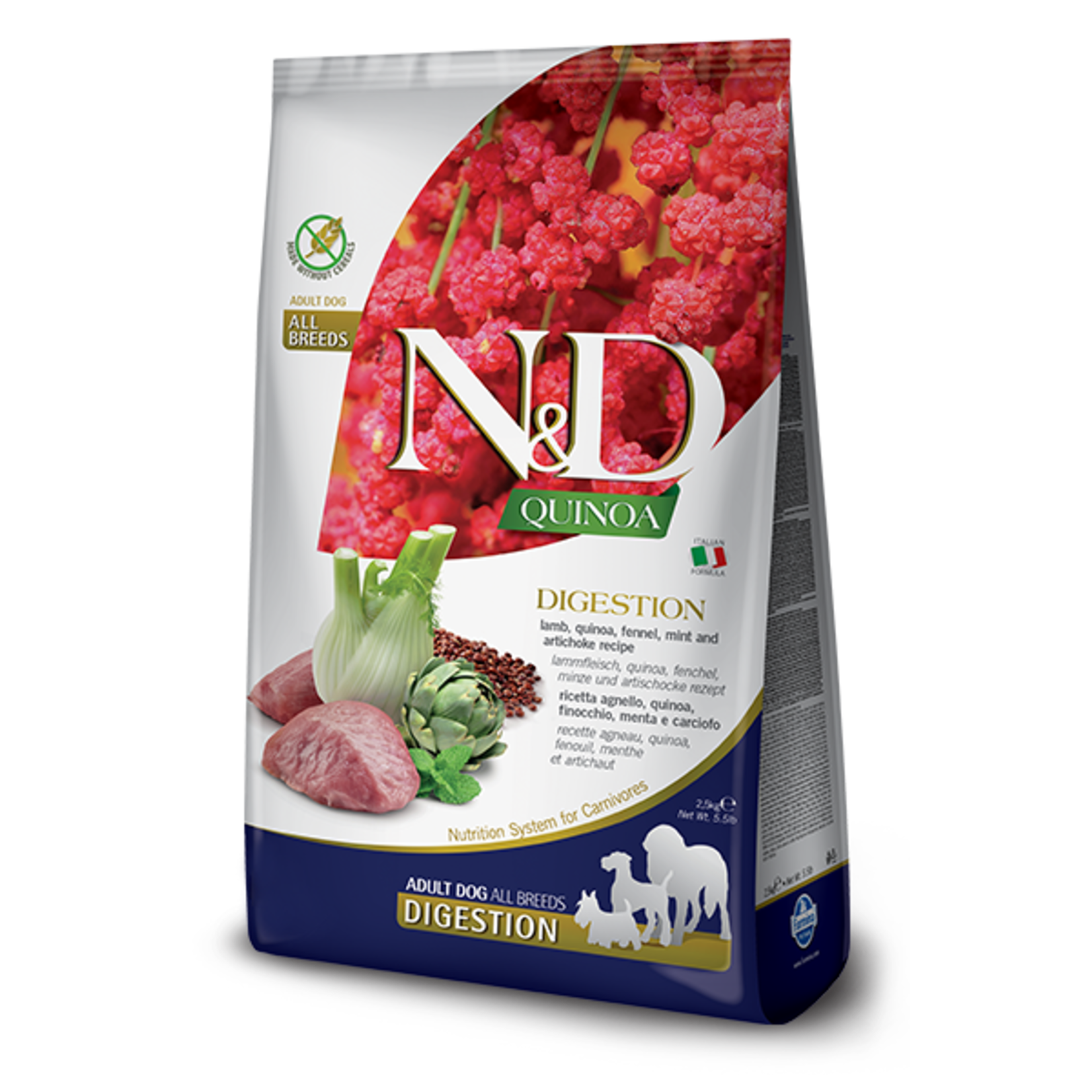 Farmina Farmina N&D Dog Quinoa Digestion Lamb Medium/Maxi 15.4lb