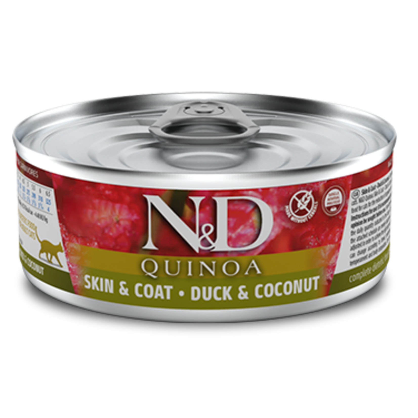 Farmina Farmina N&D Cat Quinoa Skin & Coat Duck Coconut Can 2.8oz 24ct