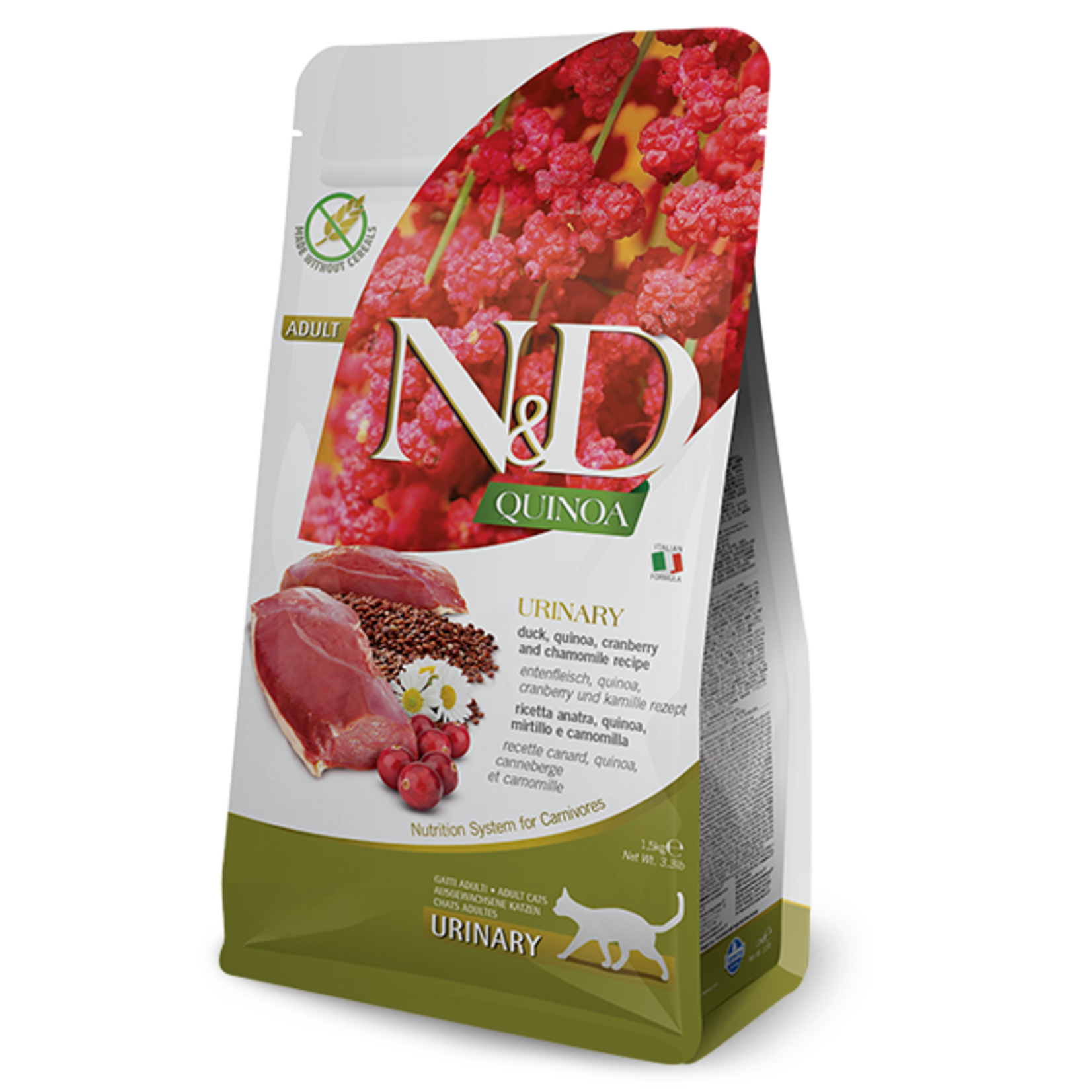 Farmina Farmina N&D Cat Quinoa Urinary Duck & Cranberry 3.3lb