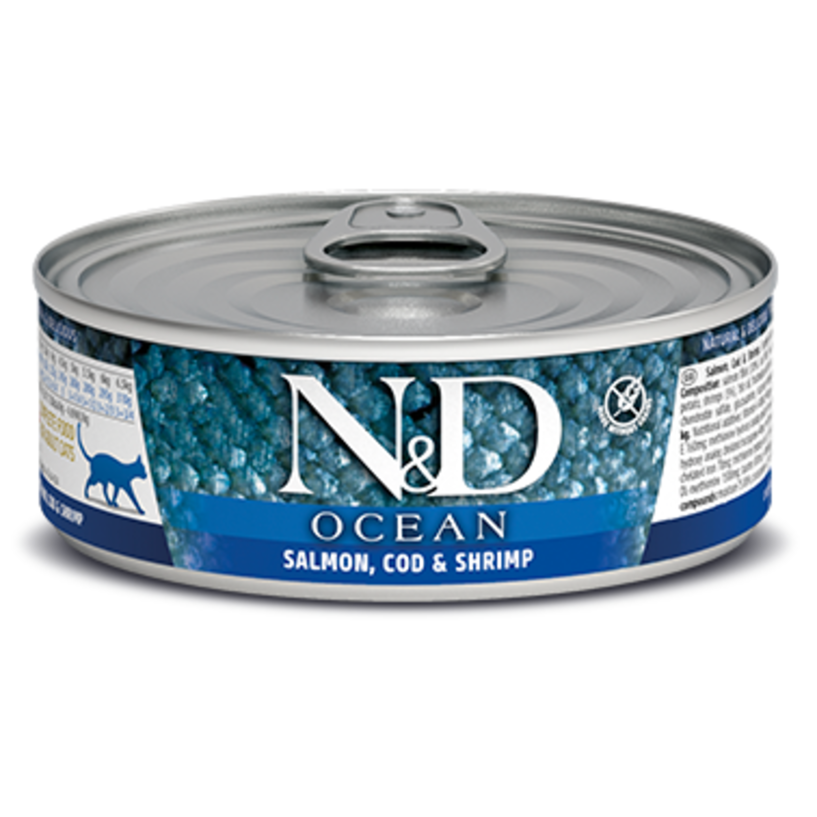 Farmina Farmina N&D Cat Ocean Salmon Cod & Shrimp Can 2.8oz 24ct