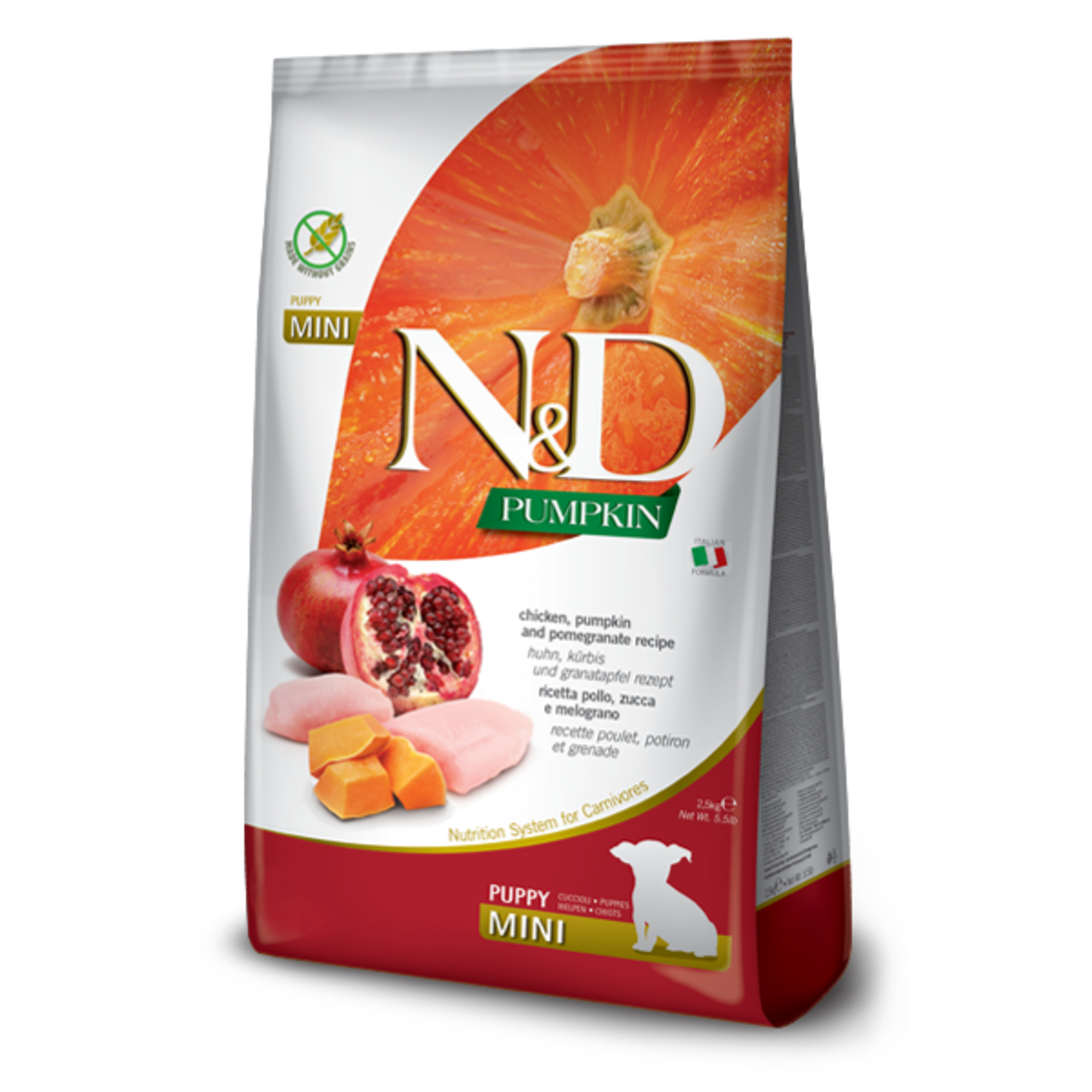 Farmina Farmina N&D Dog Pumpkin Chicken & Pomegranate Mini 5.5lb
