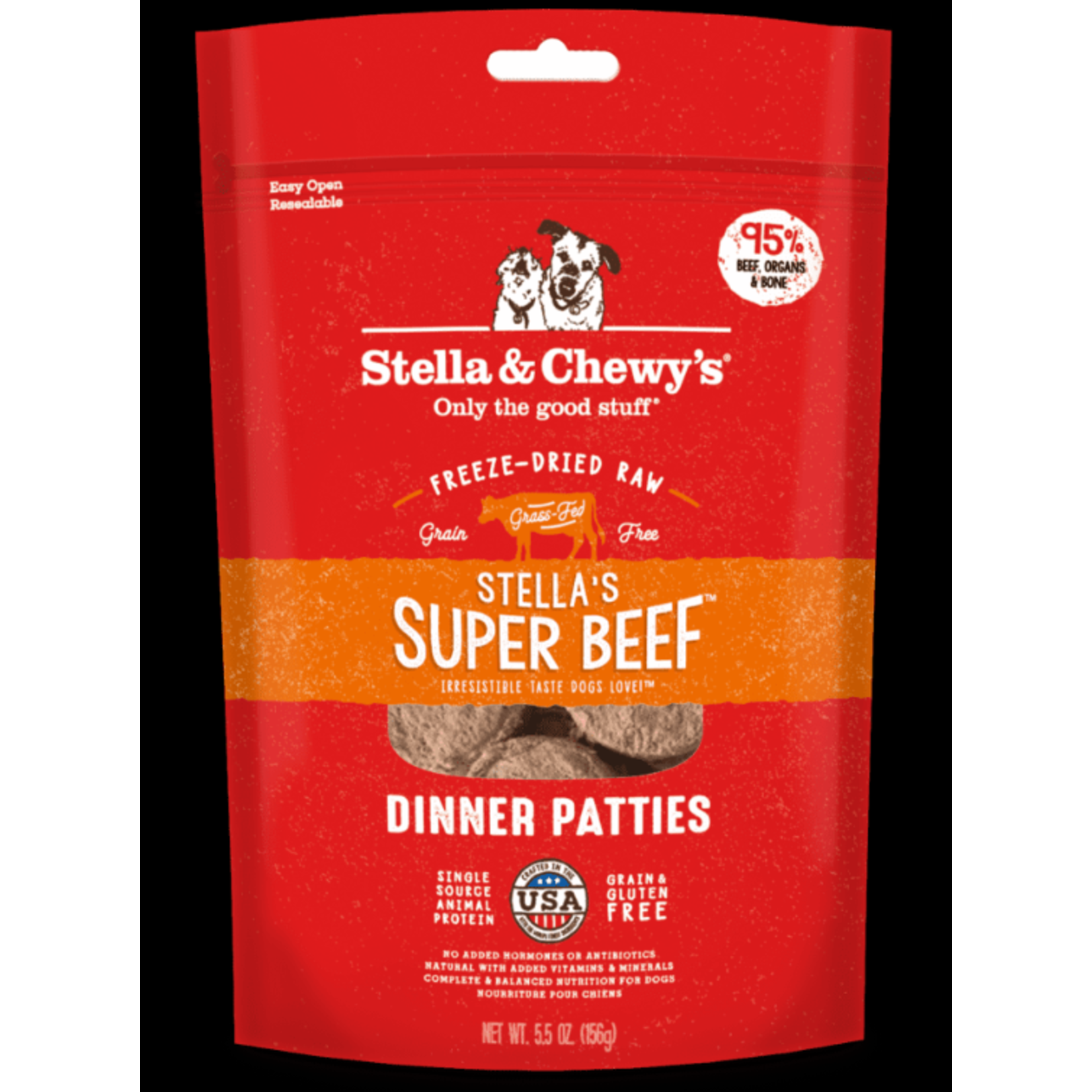 Stella and Chewy's Stella & Chewys Freeze Dried Stellas Super Beef Dinner 5.5oz