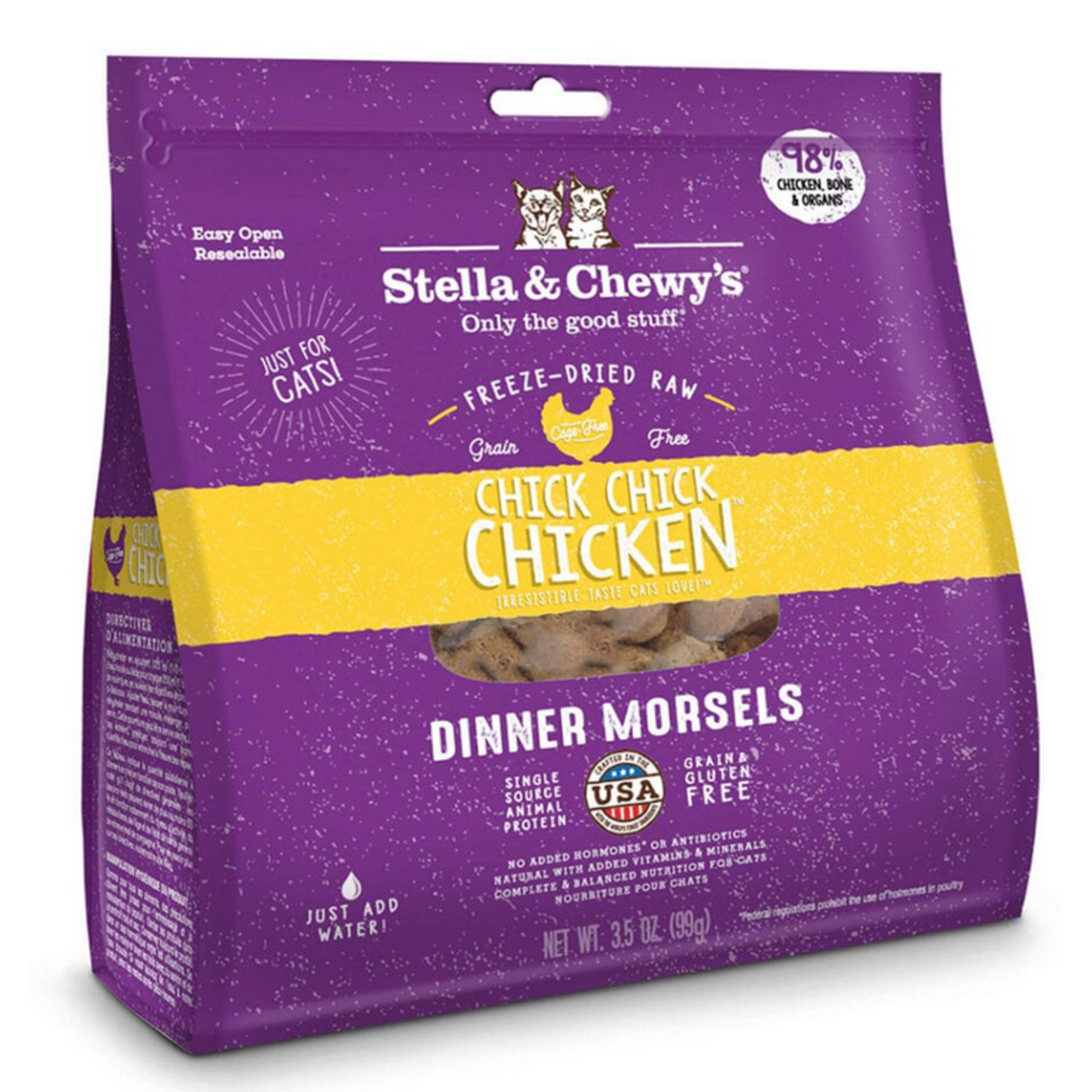 Stella and Chewy's Stella & Chewy's Freeze Dried Dinner Morsels Chicken Cat 18oz