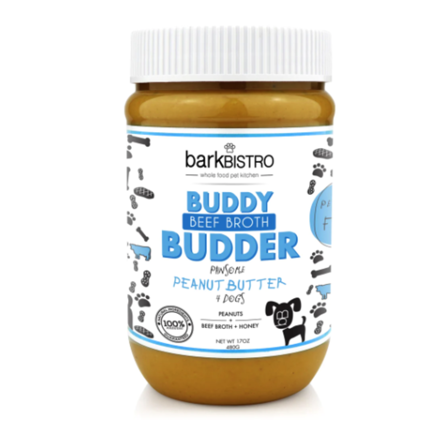 Bark Bistro Bark Bistro Buddy Budder Beef Broth 17oz