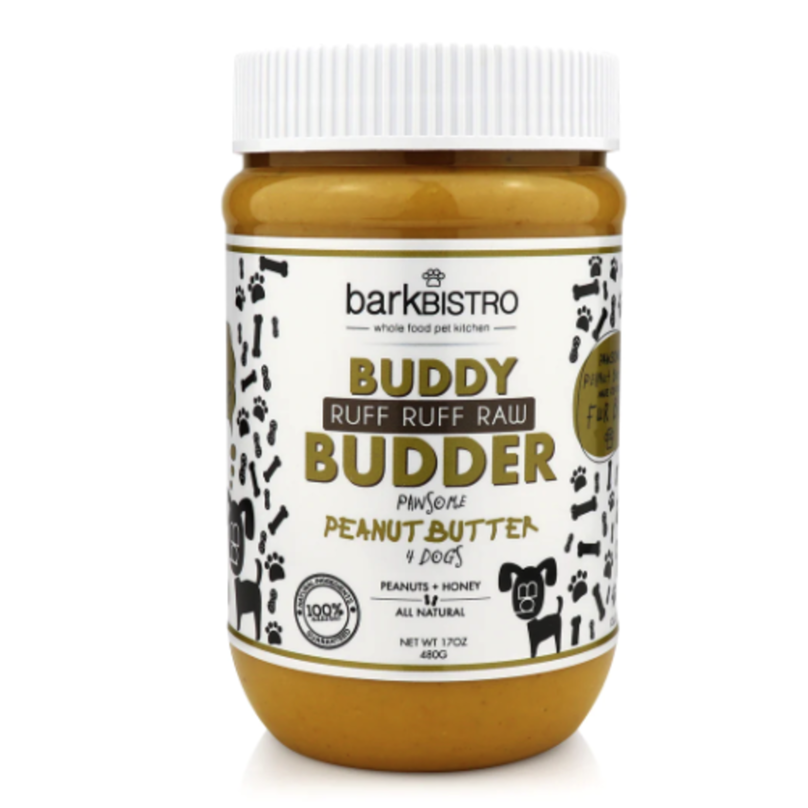 Bark Bistro Bark Bistro Buddy Budder Ruff Ruff Raw 17oz