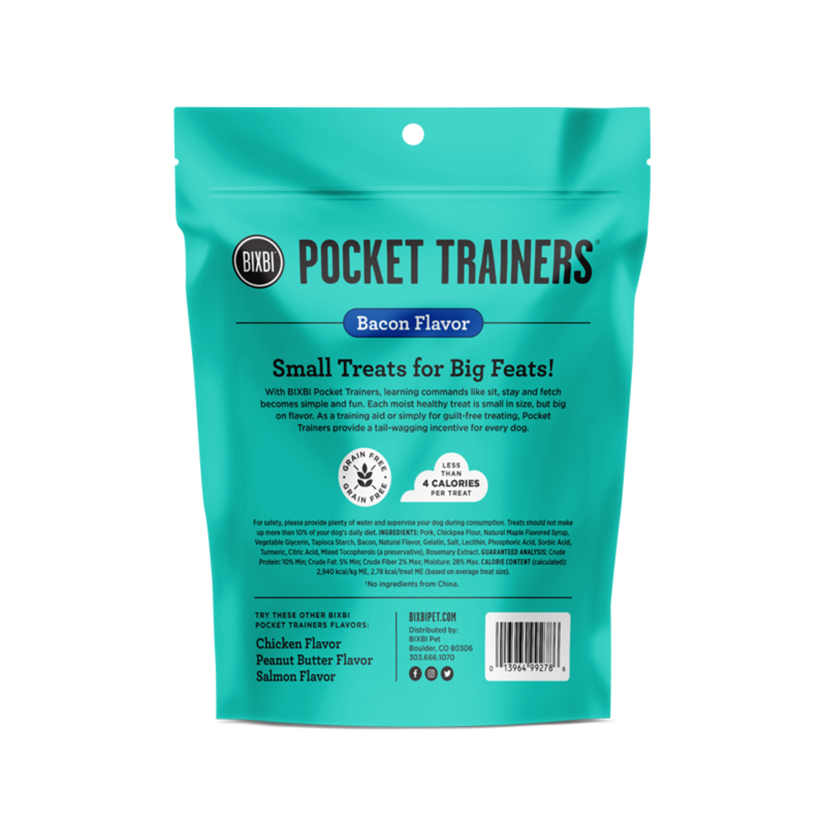 Bixbi Bixbi Pocket Trainer Bacon 6oz