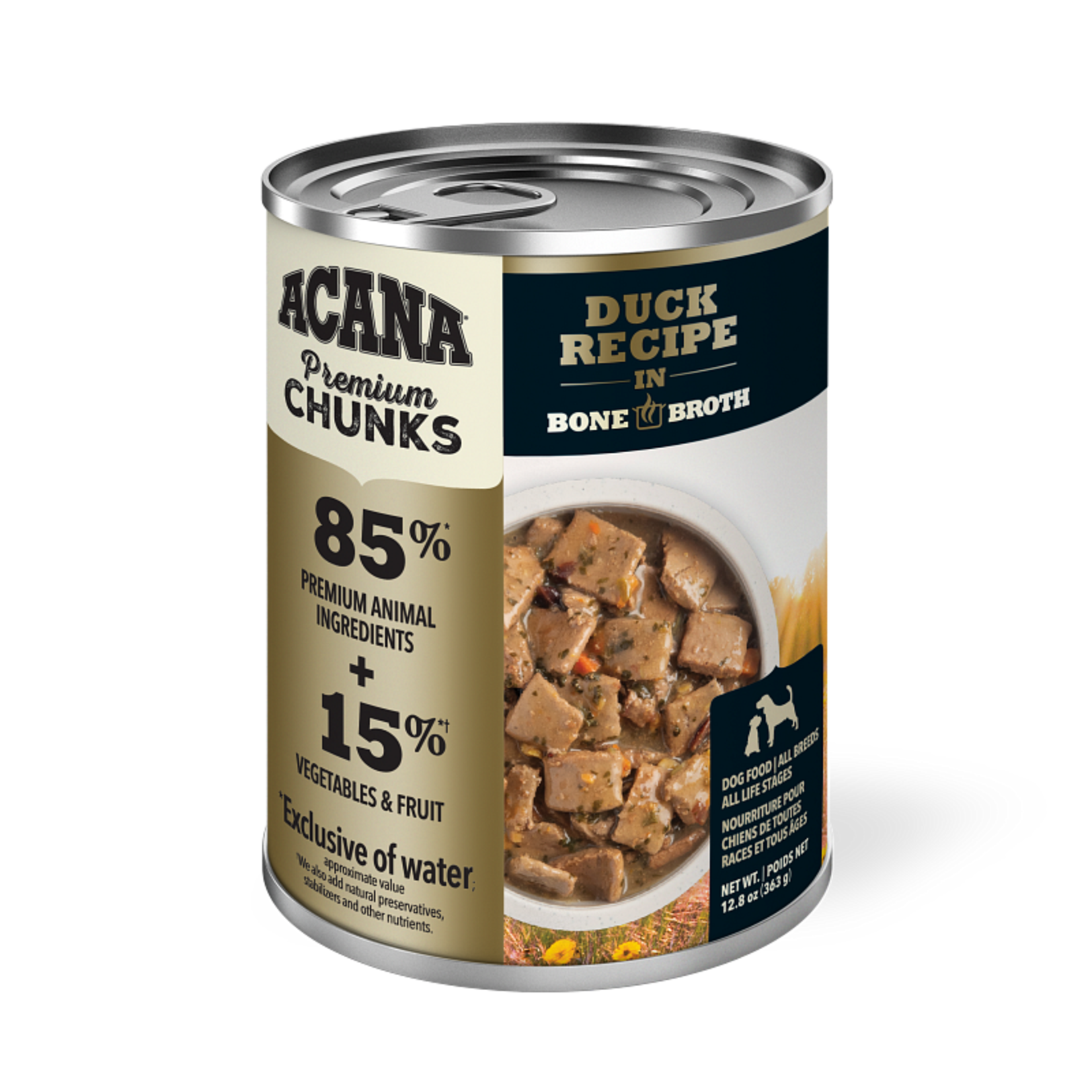 Acana Acana Grain Free Duck Can 12.8oz 12/cs