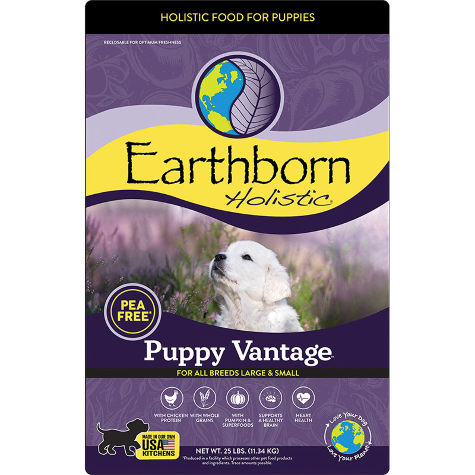 Earthborn Holistic Earthborn Puppy Vantage 25lb