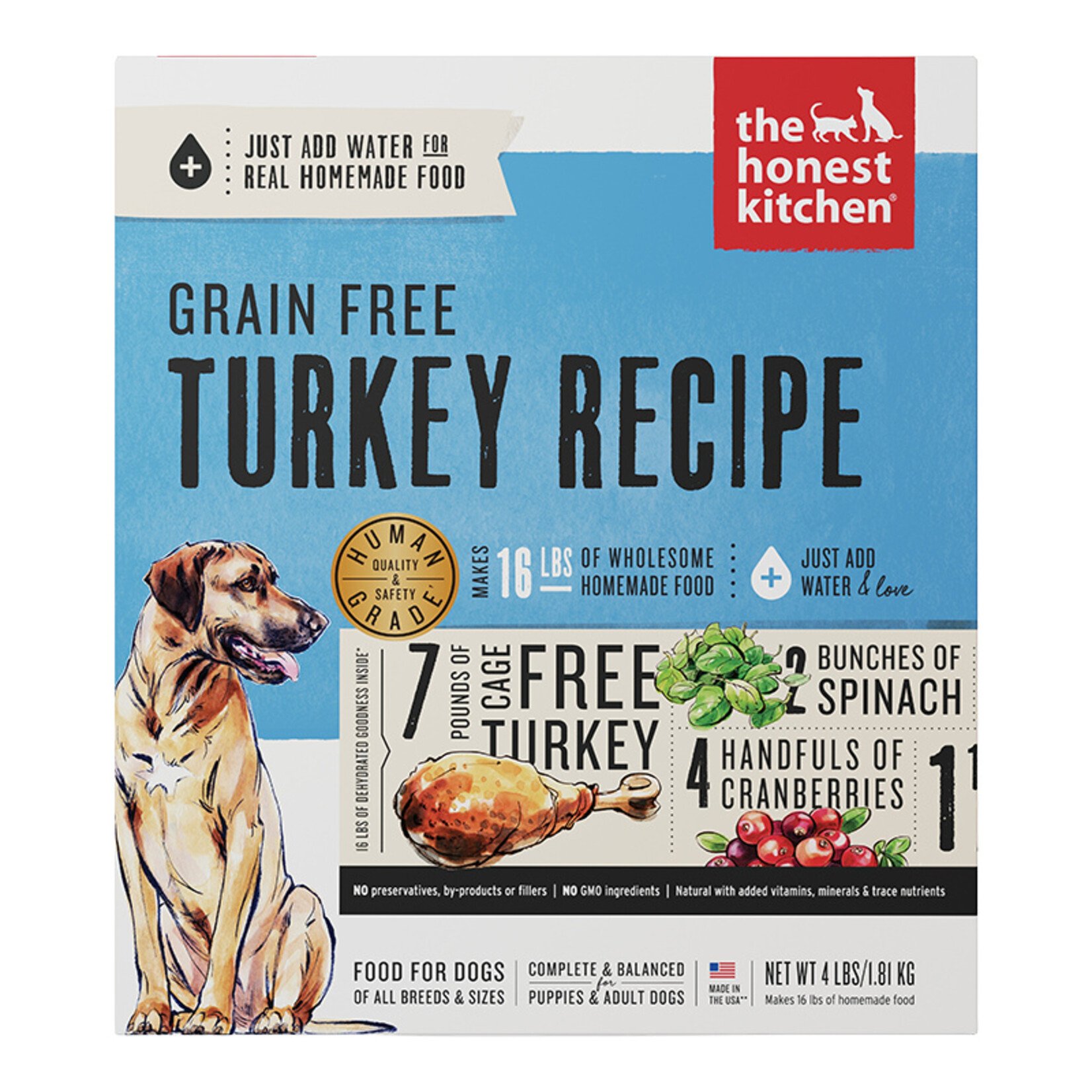 Honest Kitchen Honest Kitchen Grain Free Turkey (Embark) 4lb