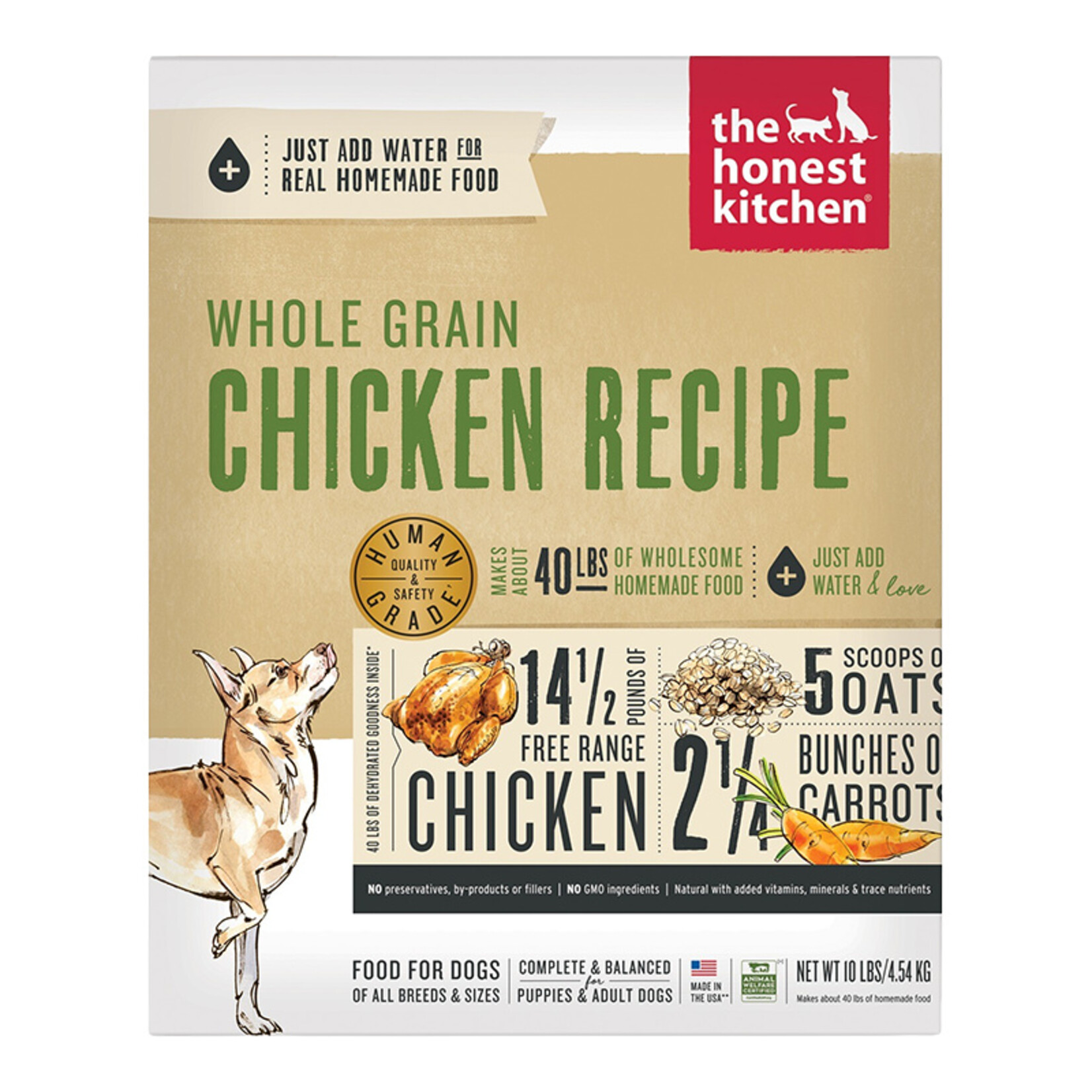 Honest Kitchen Honest Kitchen Whole Grain Chicken (Revel) 10lb
