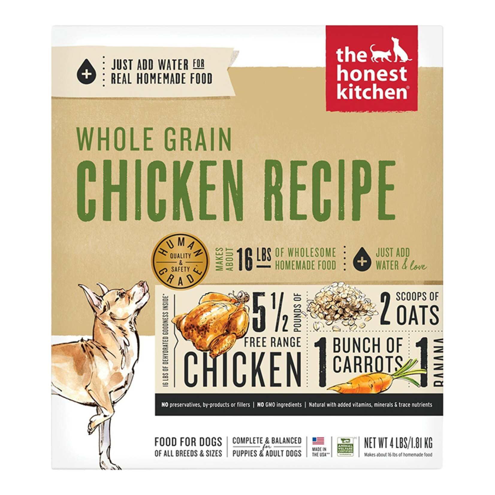 Honest Kitchen Honest Kitchen Whole Grain Chicken (Revel) 4lb