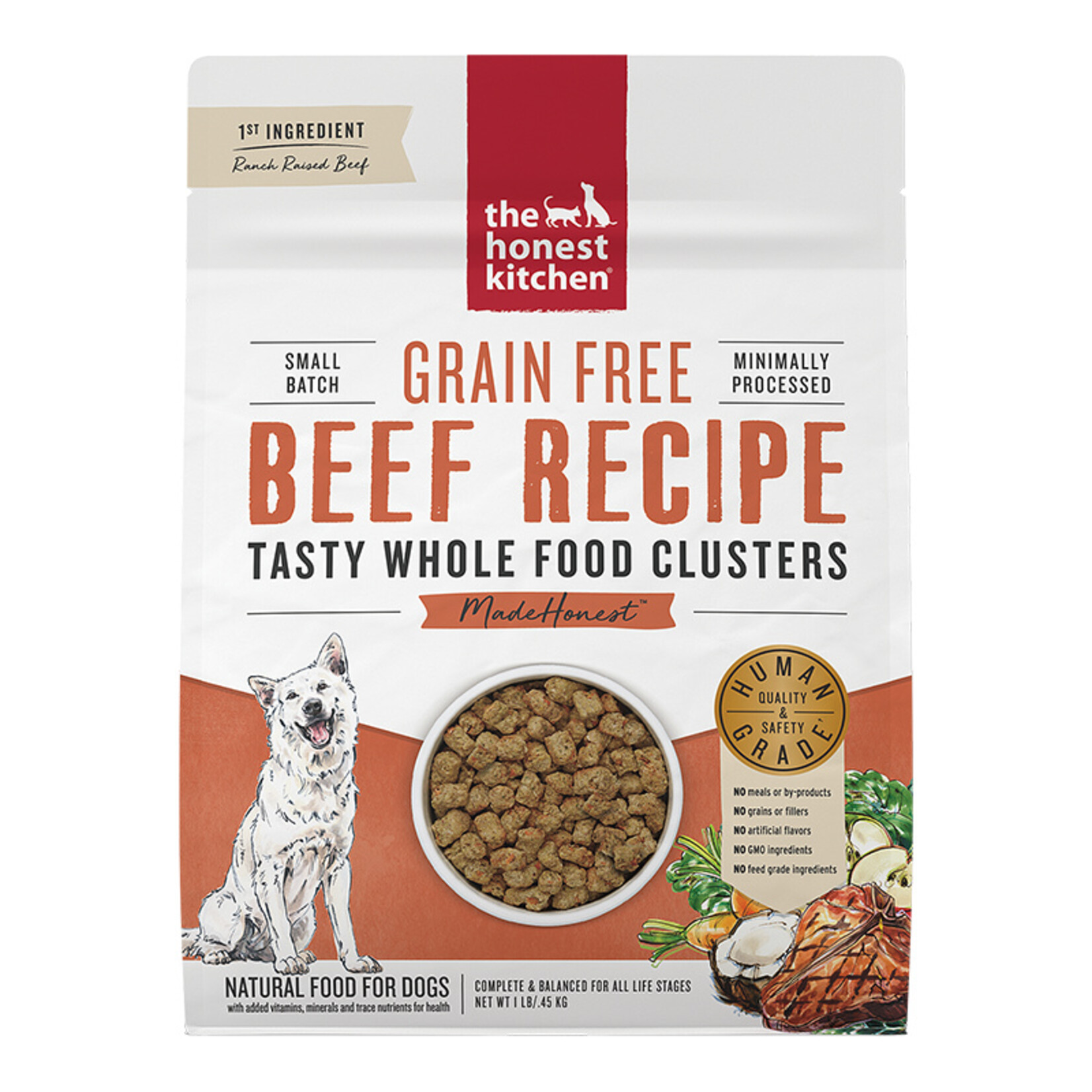 Honest Kitchen Honest Kitchen Clusters  Grain Free Beef 1lb
