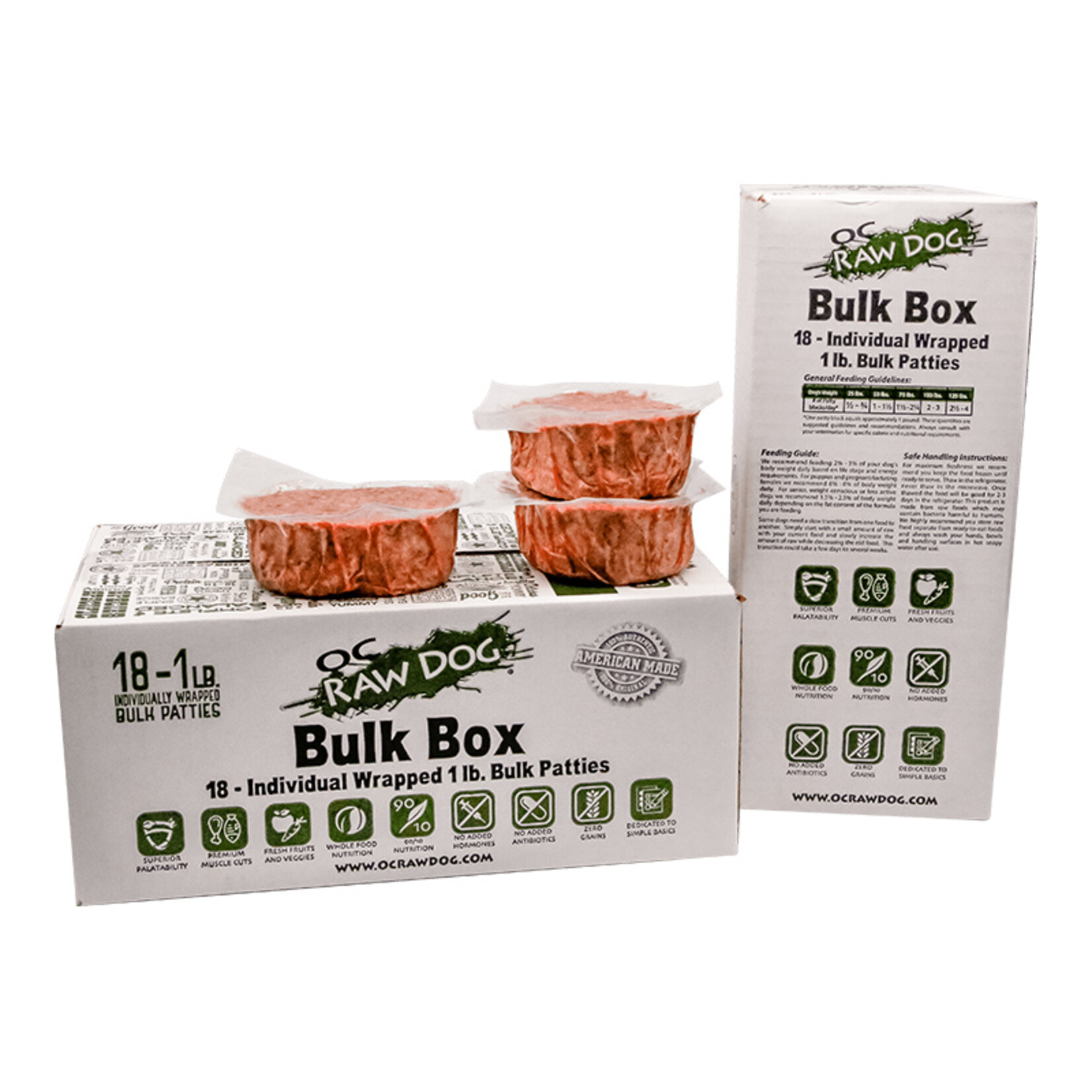 OC Raw OC Raw Bulk Box Turkey & Produce 18lb