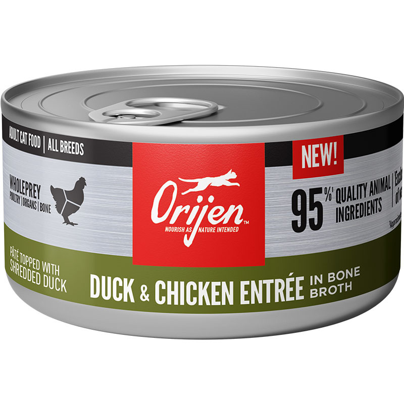 Orijen Duck/Chicken Entree Cat Can 3oz - Long Dog Fat Cat