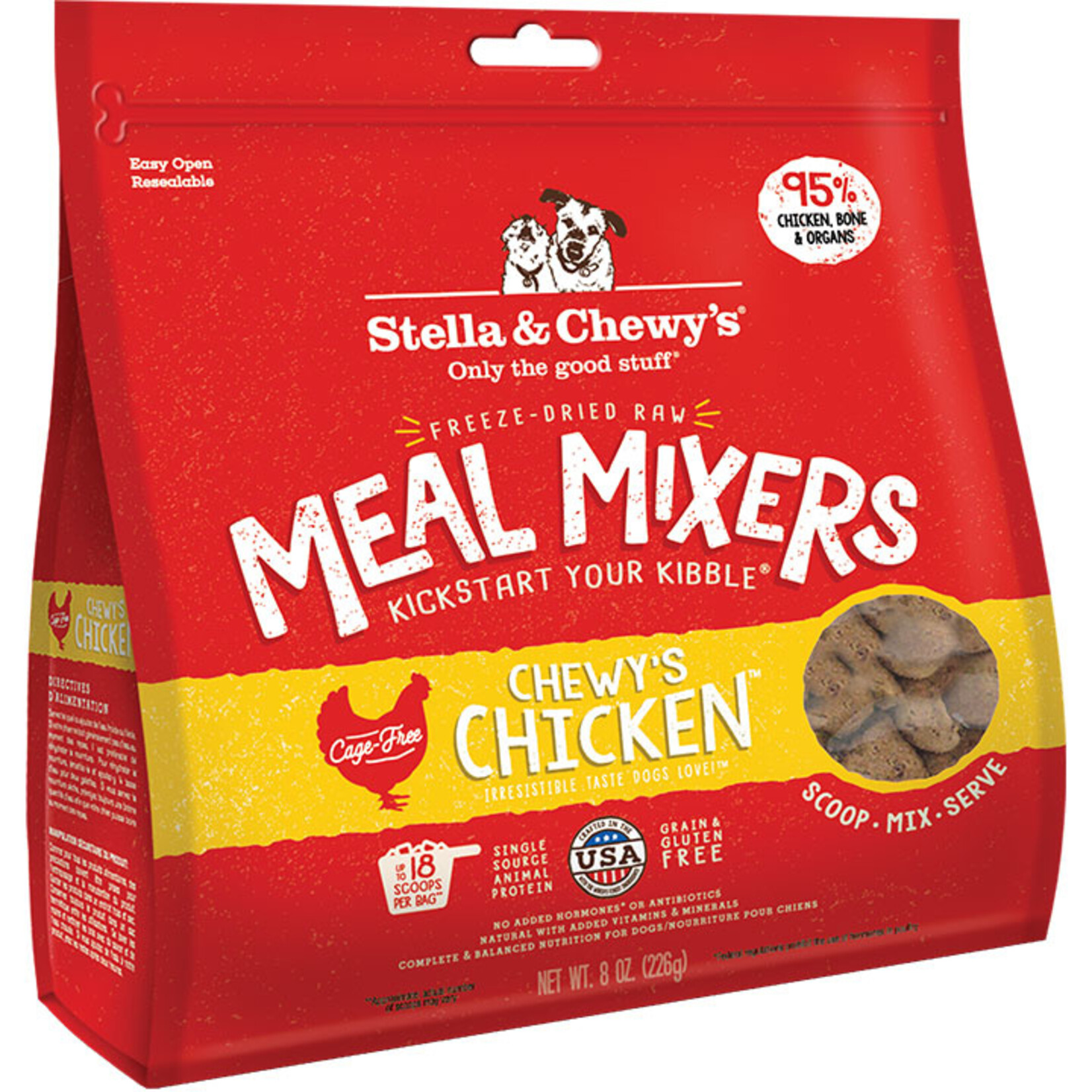 Stella and Chewy's Stella & Chewys Freeze Dried Chewys Chicken Meal Mixer 8oz