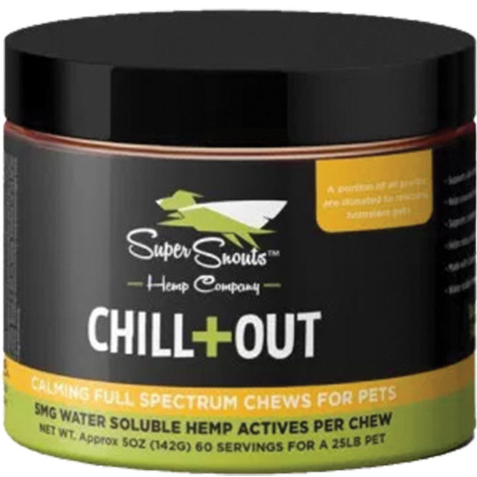 Super Snouts Hemp Chill-Out/Calming Soft Chews -30mg Hemp (5mg