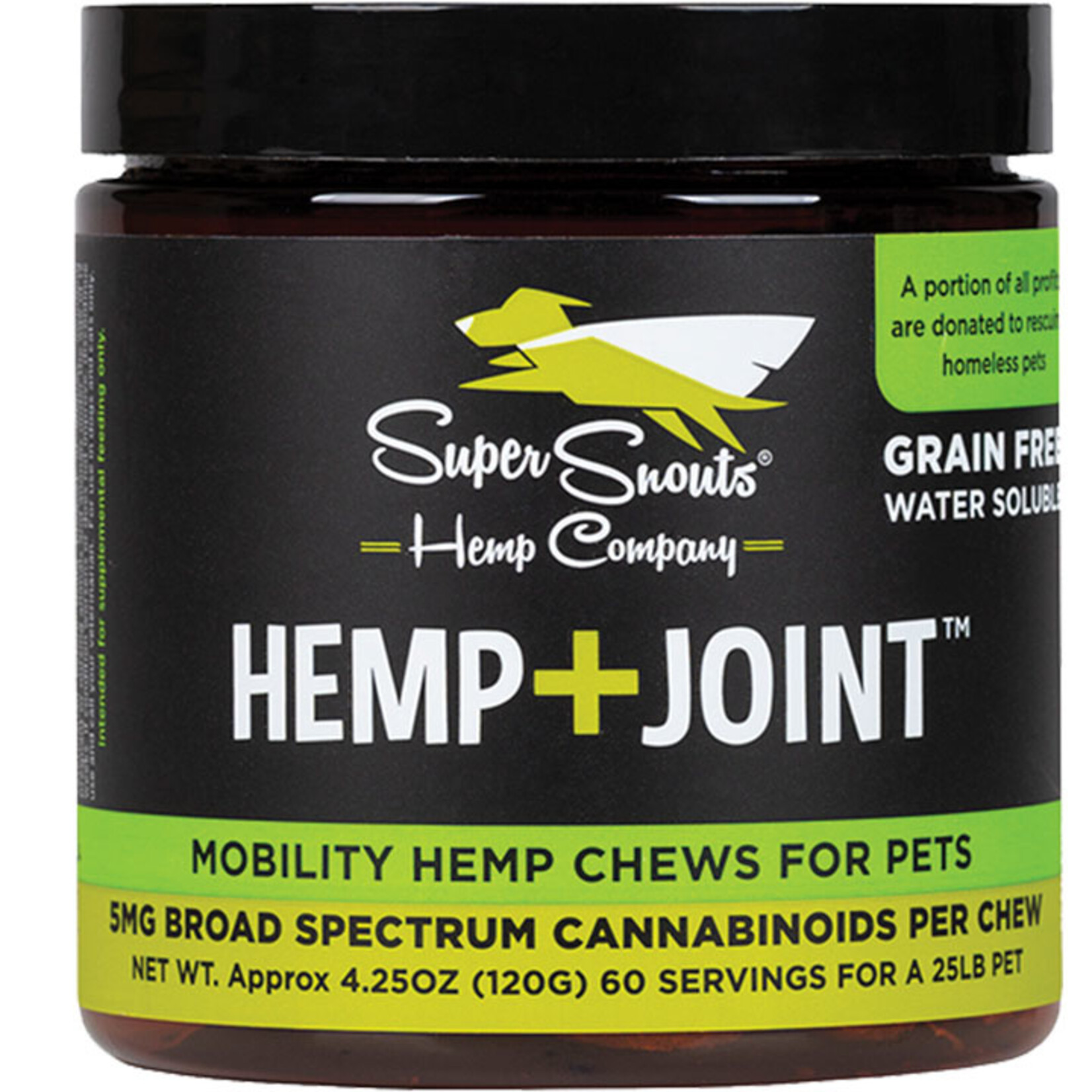 Super Snouts Super Snouts CBD Hemp+Joint 4.25oz 30 ct