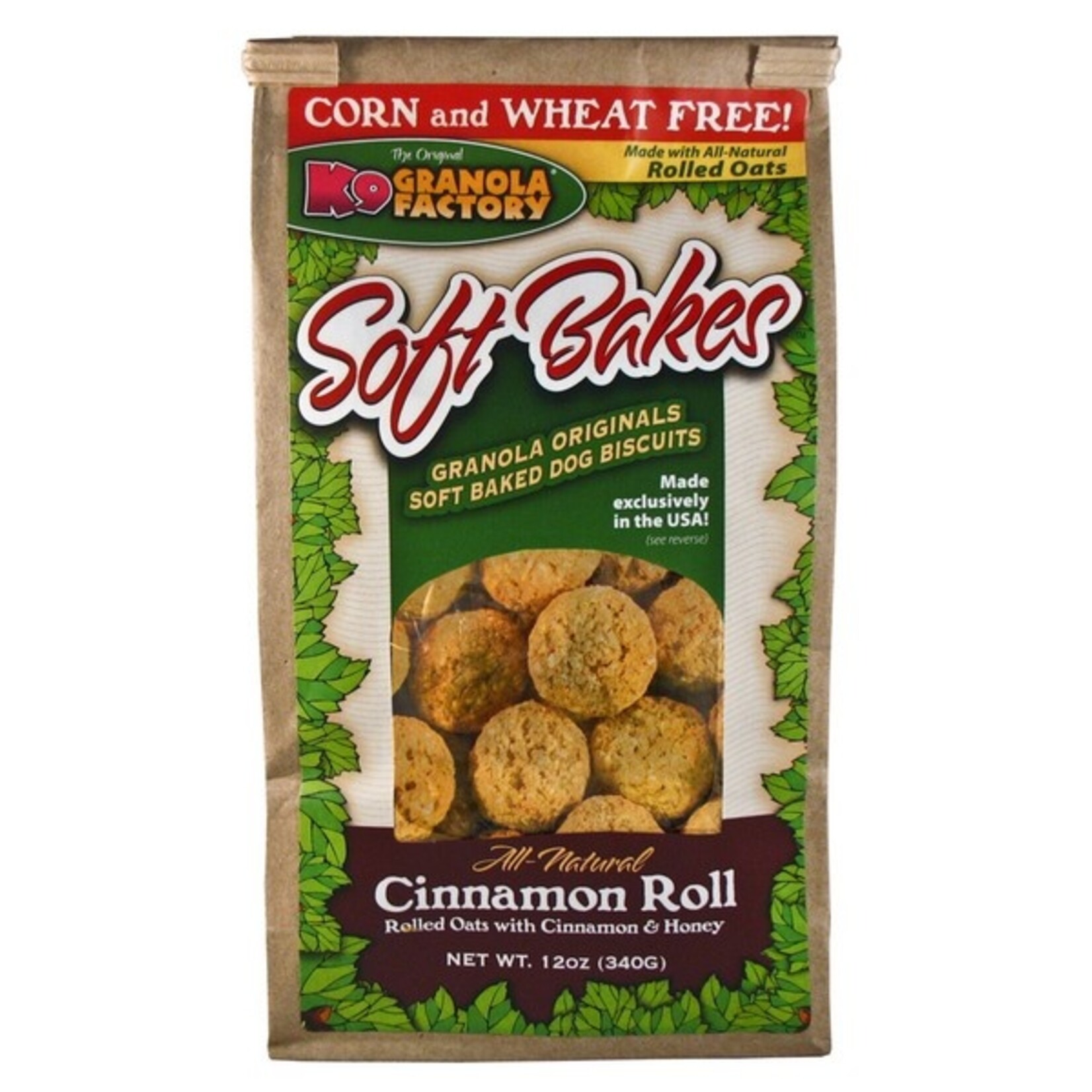 K9 Granola Soft Bakes Cinnamon Roll