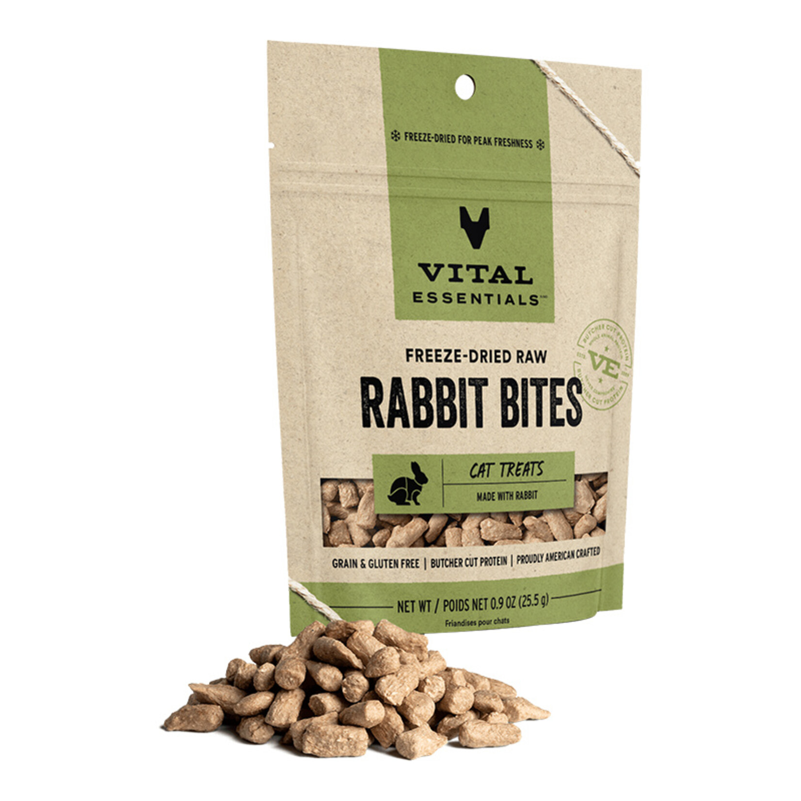 Vital Essentials Vital Essentials Rabbit Bites Cat .9oz