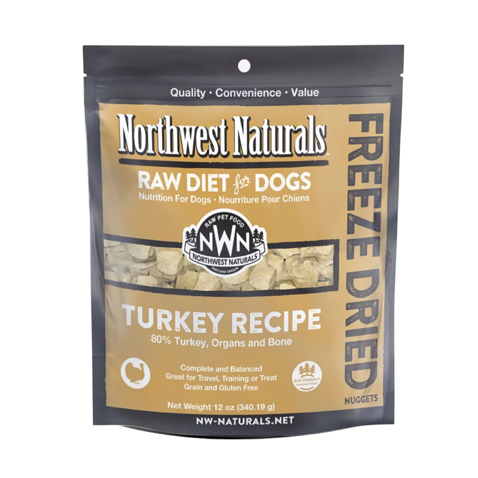 Northwest Naturals NWN Northwest Naturals Dog Freeze Dried Turkey 12oz