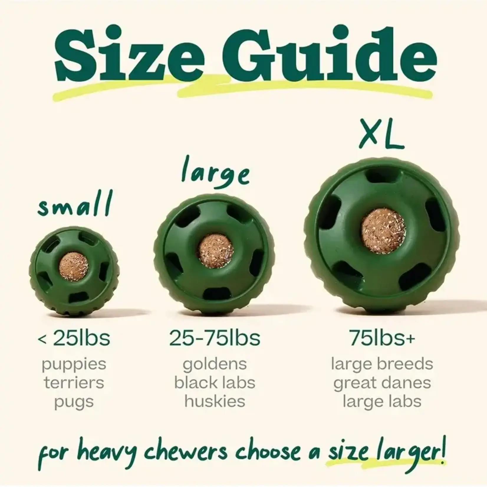 Woof Dog Woof Dog Pupsicle Green Large
