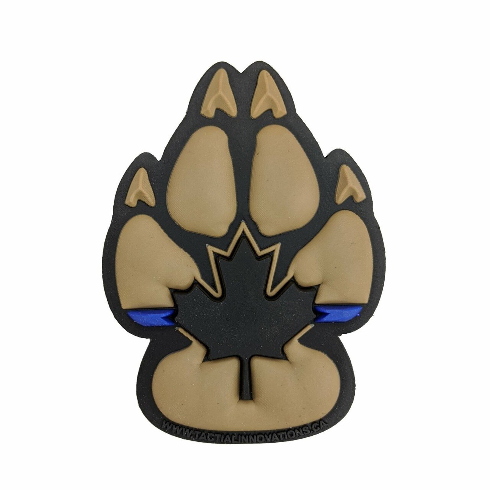 TACTICAL INNOVATIONS TIC Patch - K9 (L) THIN BLUE LINE TAN